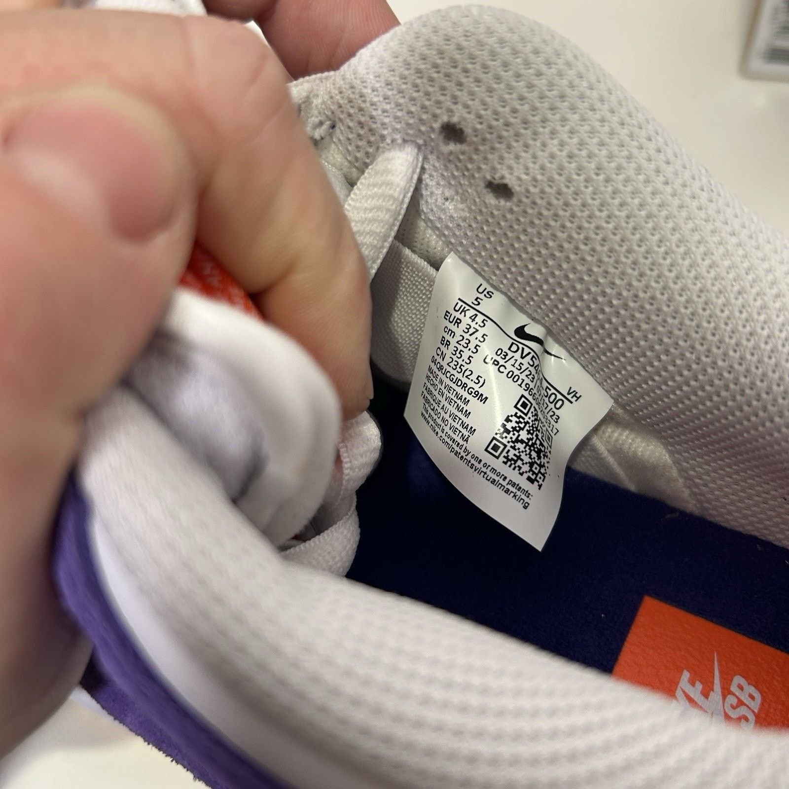 Nike Nike SB Dunk Low Pro ISO Orange Label “Court Purple Gum” Size US 6.5 / IT 36.5 - 6 Thumbnail