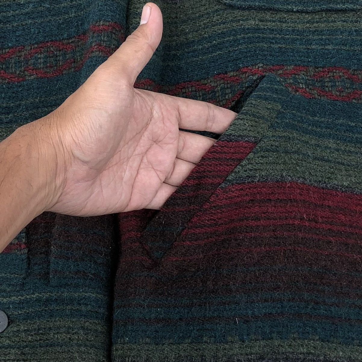 Woolrich Woolen Mills Woolrich Wool Striped Blanket Zipper Jacket Made In USA 🇺🇸 Size US M / EU 48-50 / 2 - 13 Thumbnail