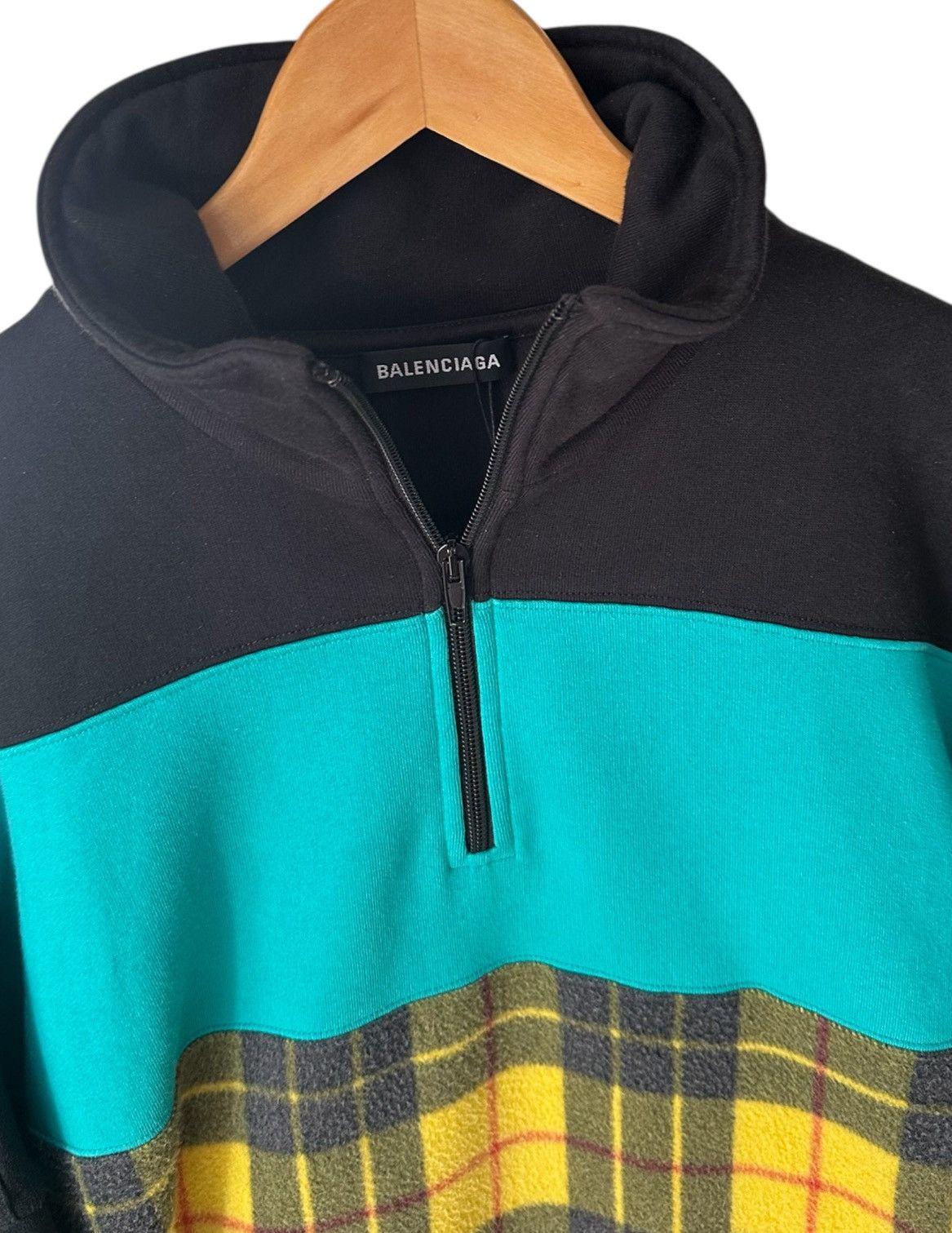 Balenciaga Balenciaga FW18 “Chimney” Patchwork Sweater Size US XS / EU 42 / 0 - 4 Thumbnail