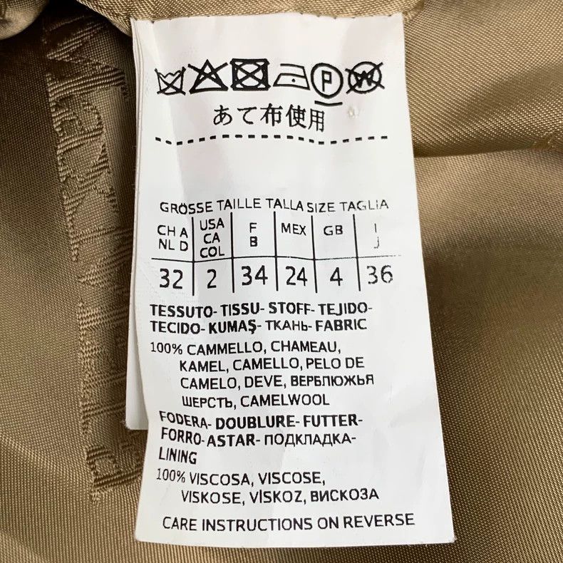 Max Mara Max Mara Amitie Brown Fringed Belted Coat Size XS / US 0-2 / IT 36-38 - 7 Thumbnail