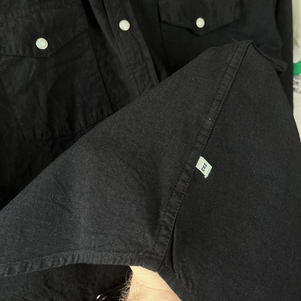 Edwin EDWIN Memphis Black Denim Button Shirt Size L Size US L / EU 52-54 / 3 - 5 Thumbnail