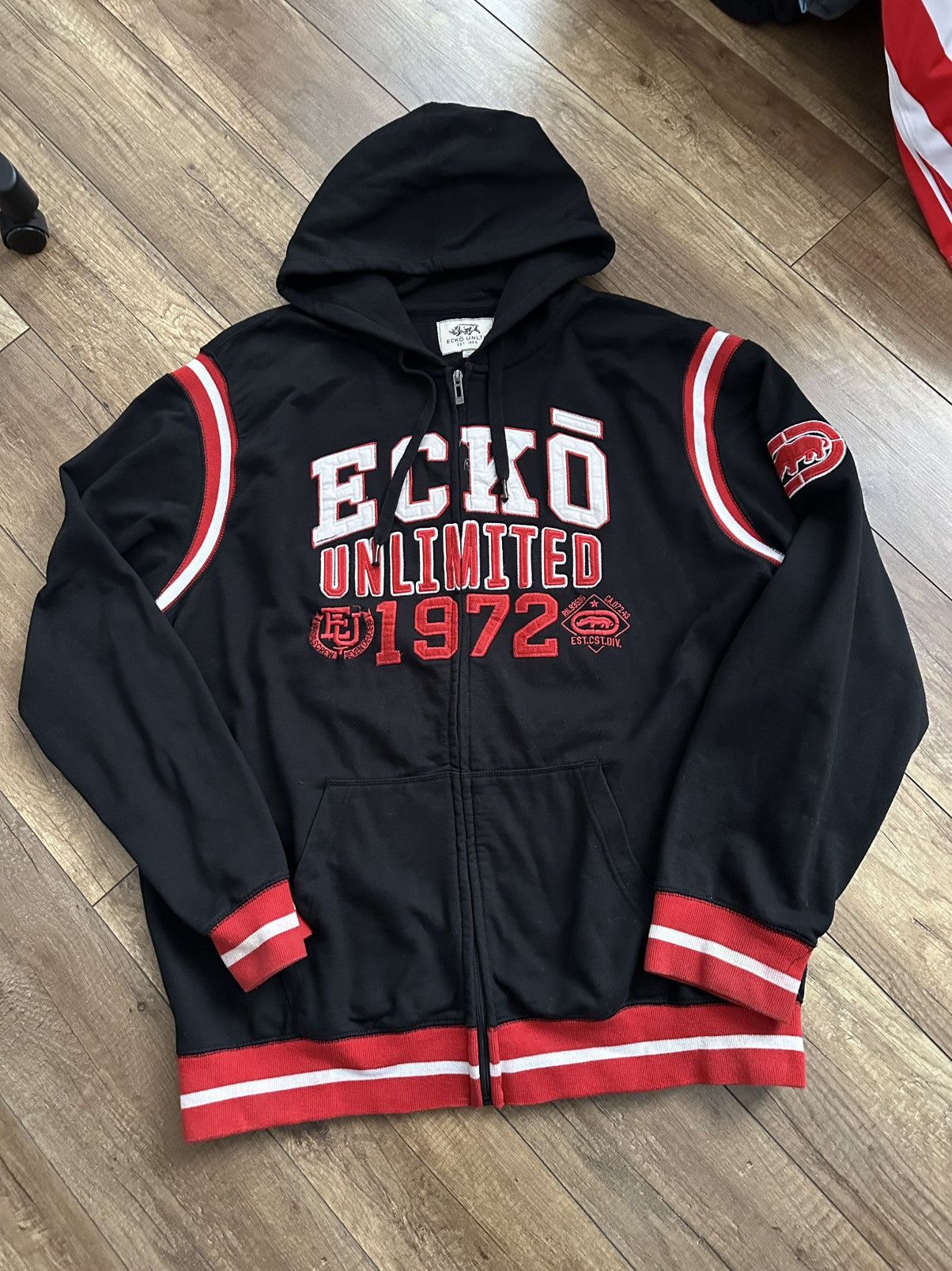 Ecko Unltd. Ecko Unltd. Vintage Suit Joggers and Zip Hoodie 90s Size US XXL / EU 58 / 5 - 3 Thumbnail