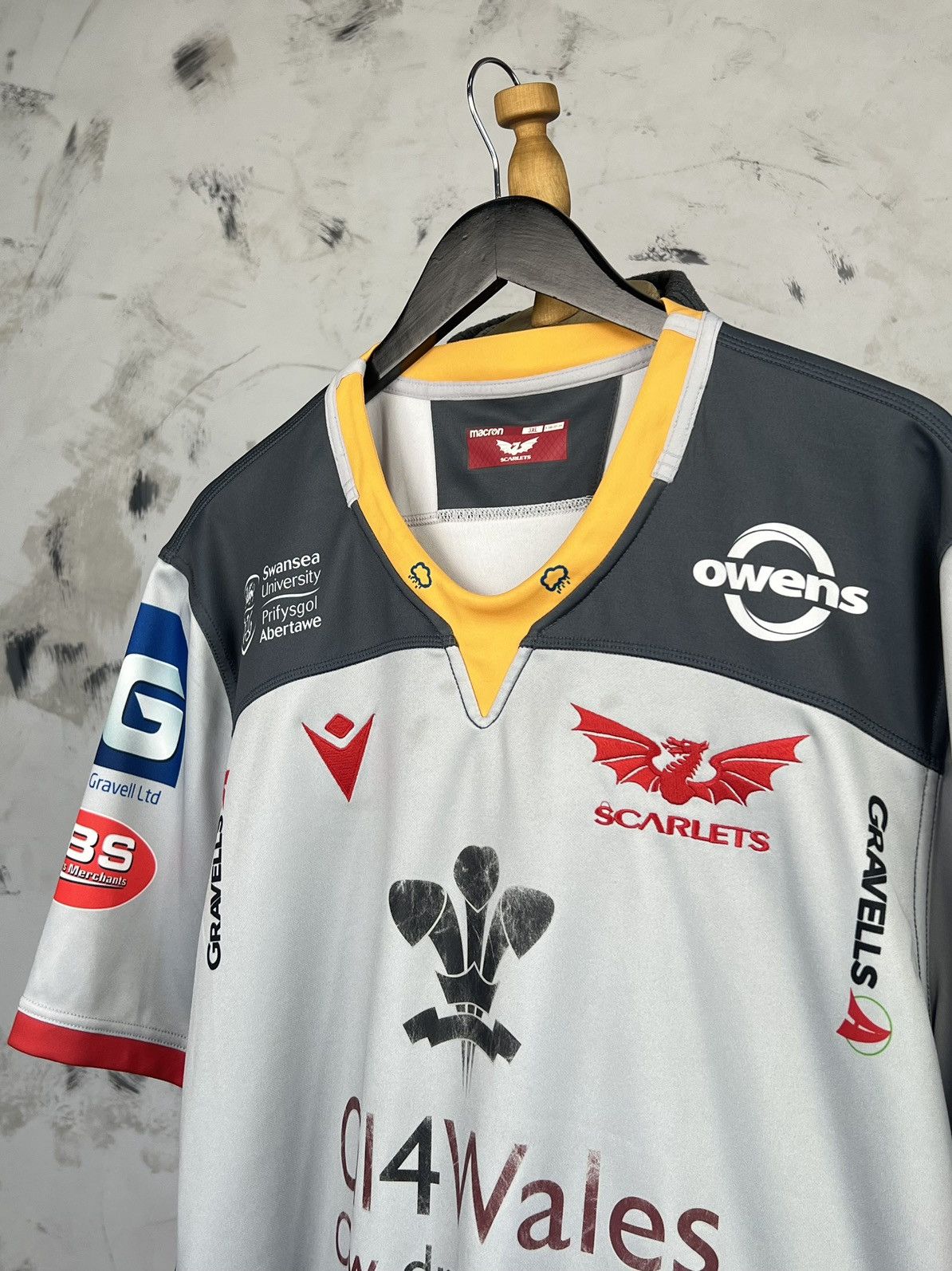 Macron Macron Scarlets Rugby Union Jersey Shirt Size 3XL Size US XXL / EU 58 / 5 - 2 Thumbnail