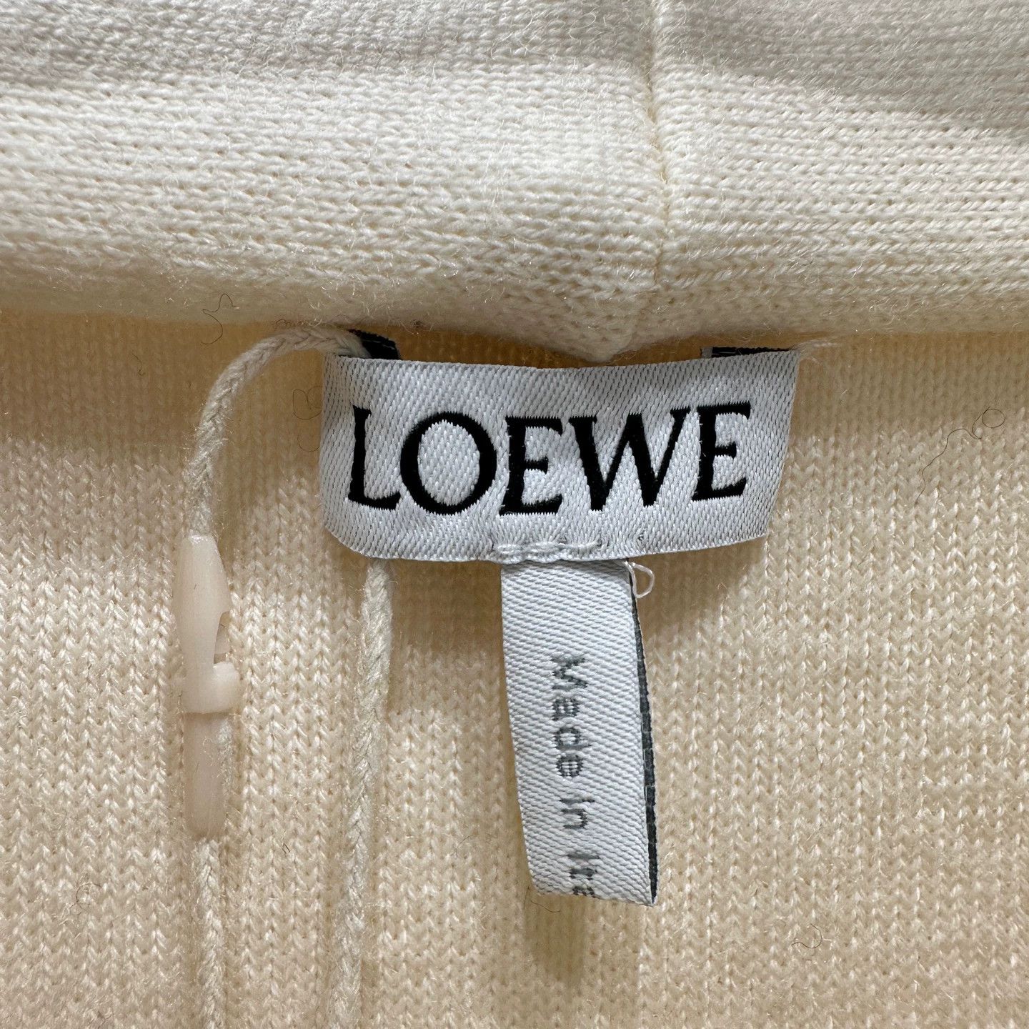 Loewe Loewe Apr311 Big Logo Embroidered Wool Zip Jacket S Size S / US 4 / IT 40 - 3 Thumbnail