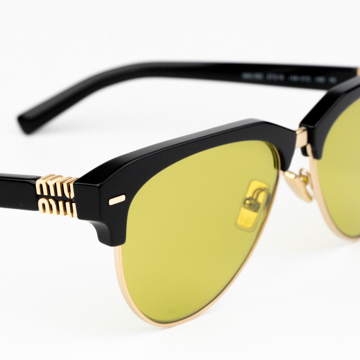 Miu Miu NEW Miu Miu MU09ZS 1AB07O RUNWAY Unisex Sunglasses Size ONE SIZE - 6 Thumbnail