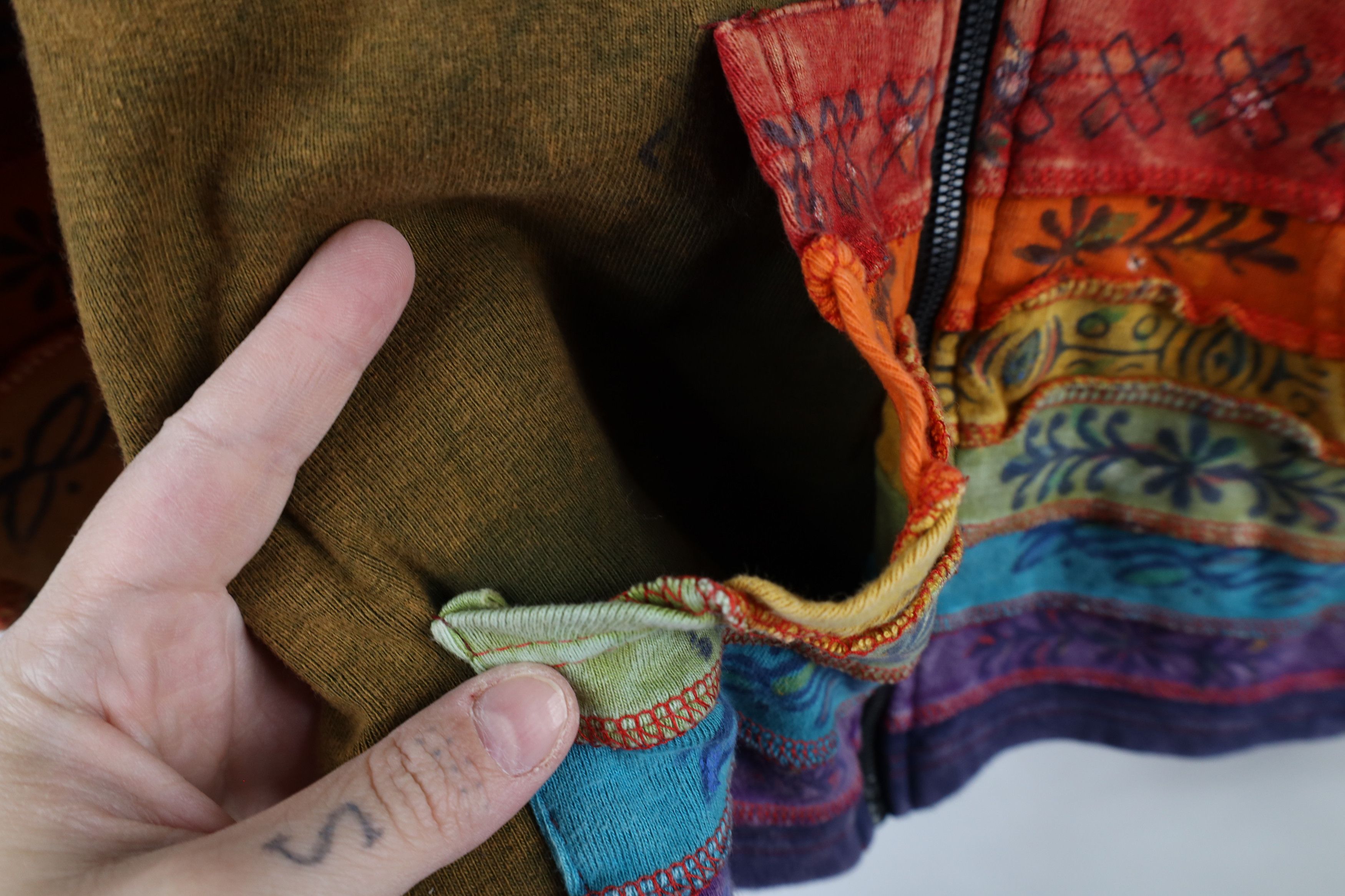 Vintage Vintage 90s Streetwear Fairy Sun Flower Full Zip Hoodie Size M / US 6-8 / IT 42-44 - 8 Thumbnail