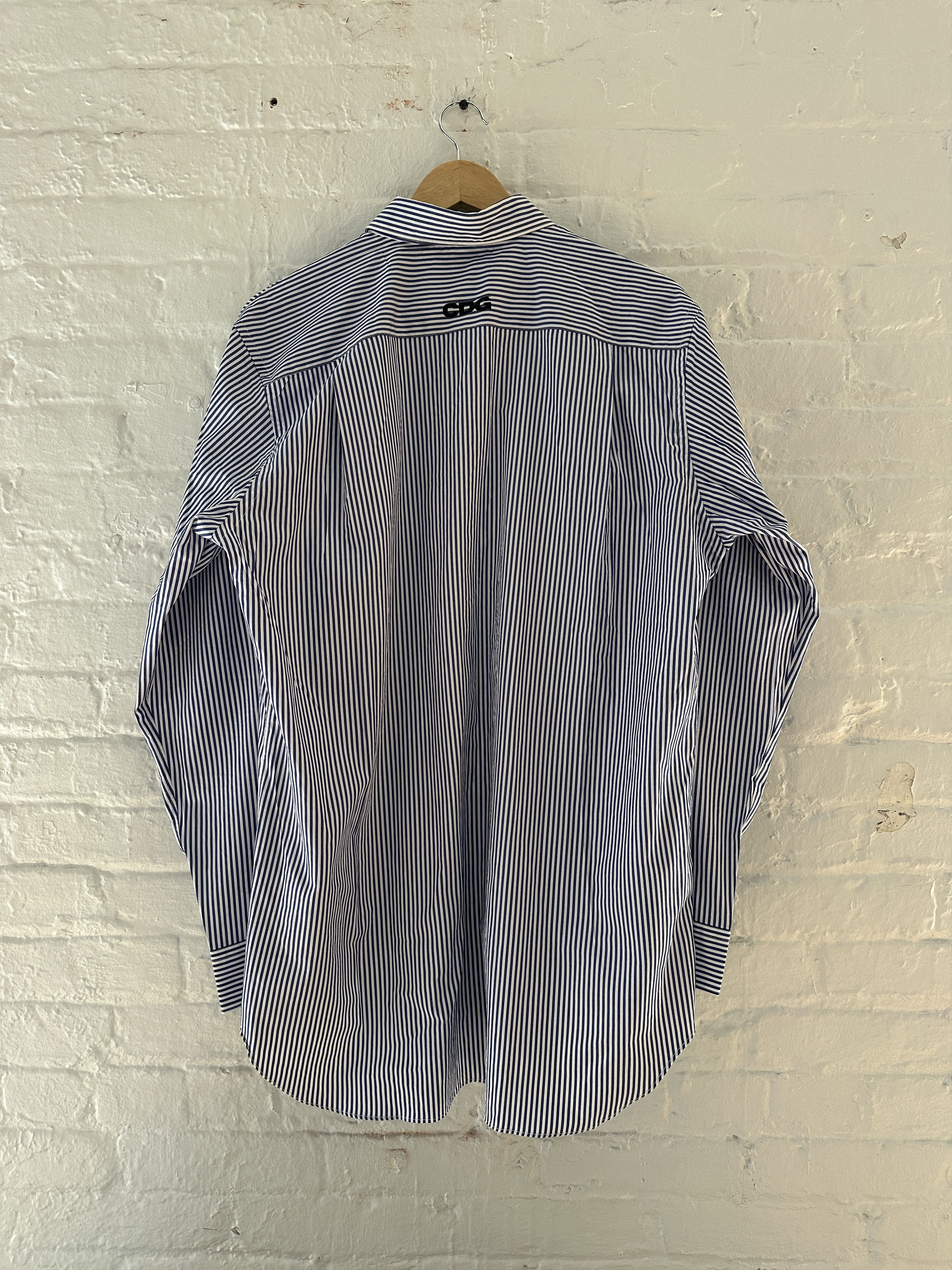 Comme des Garcons Comme des Garcons CDG Striped Button Up Shirt Size US L / EU 52-54 / 3 - 3 Thumbnail