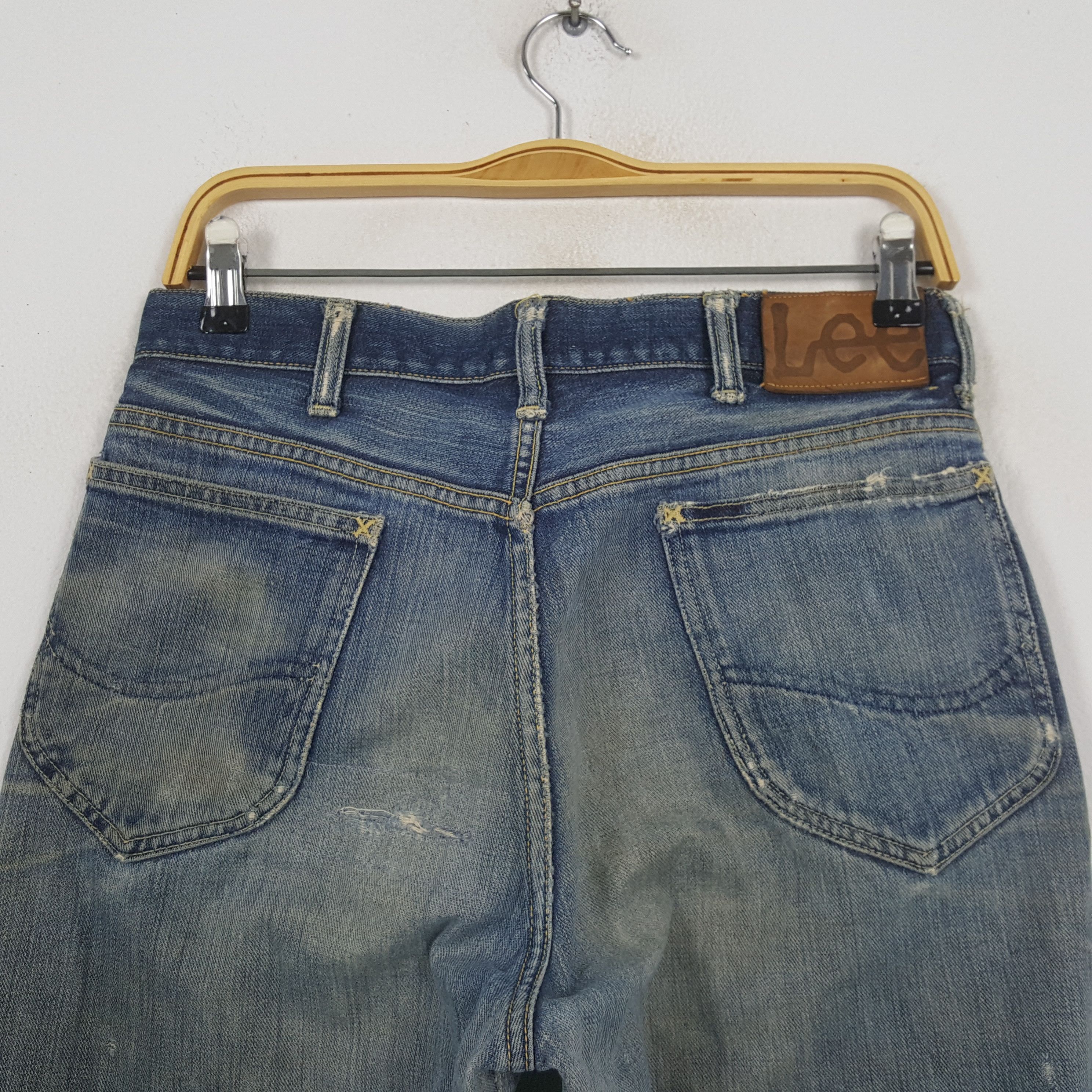 Lee Vintage 70's Lee Riders American Brand Distressed Jeans RR14 Size US 30 / EU 46 - 5 Thumbnail