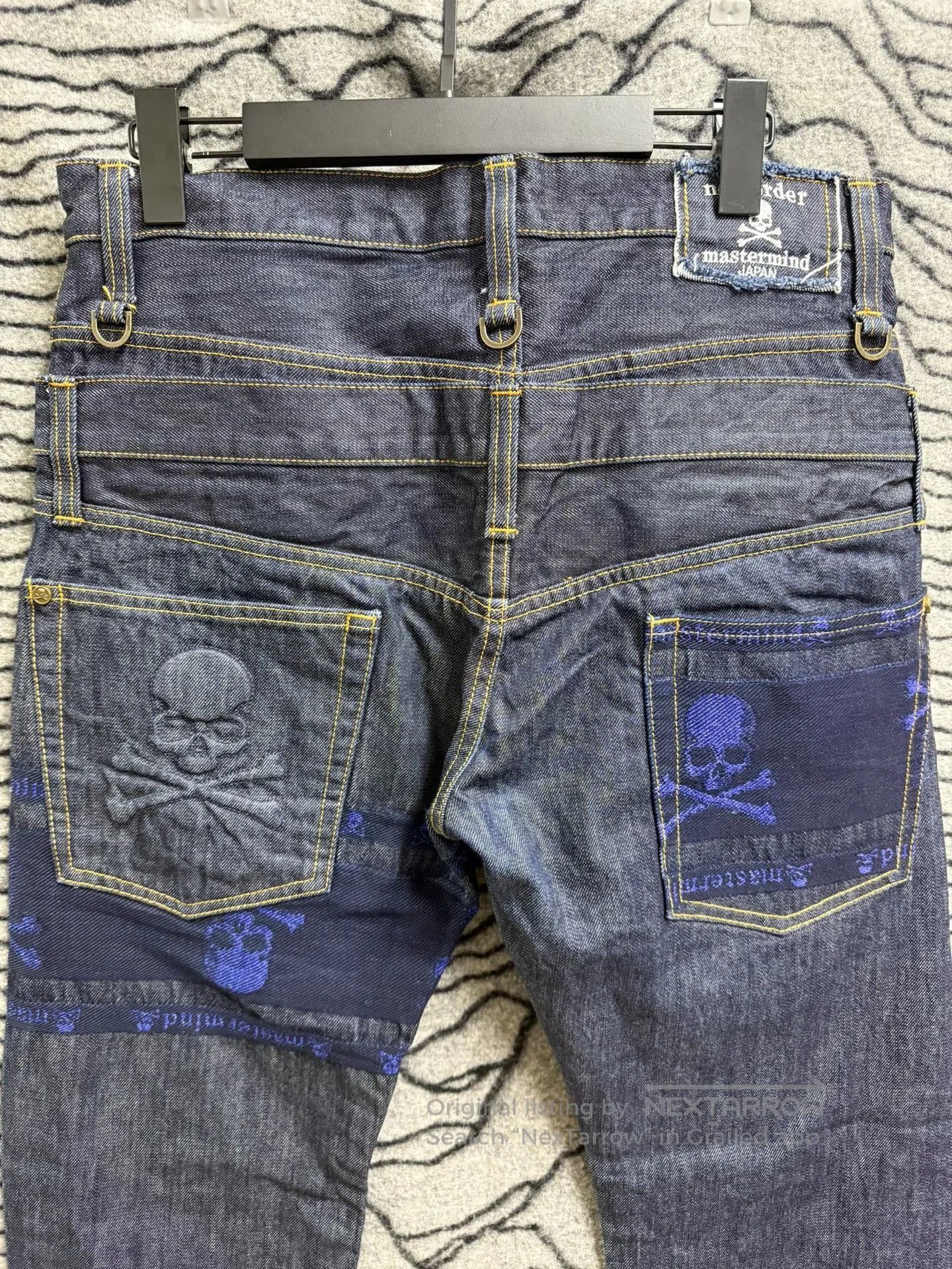 Mastermind Japan Mastermind Japan MMJ Blue Gold Jeans. Size US 34 / EU 50 - 7 Thumbnail