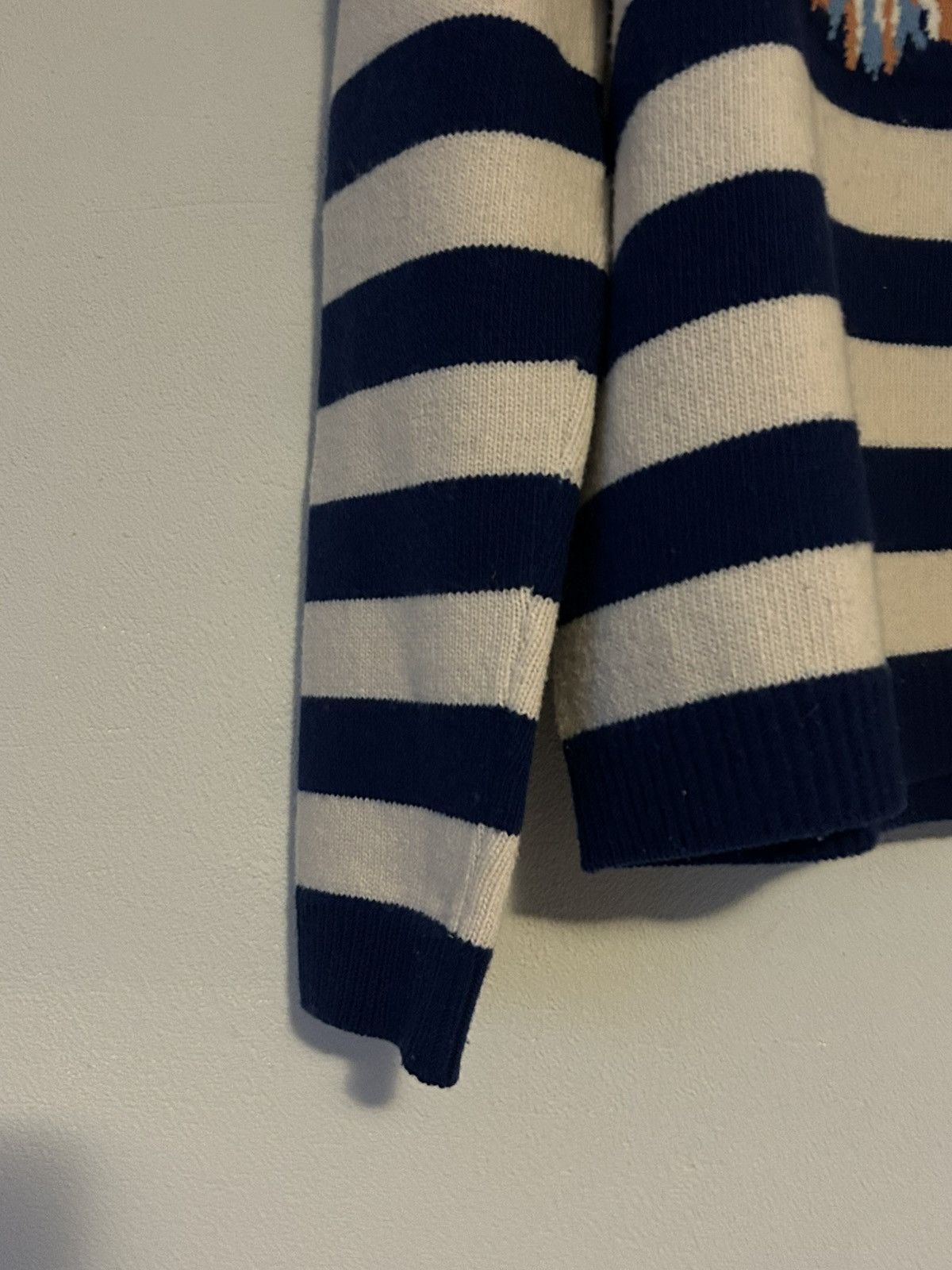 Gucci Gucci Striped Wool Sweater with Tiger Embroidery Size US M / EU 48-50 / 2 - 6 Thumbnail