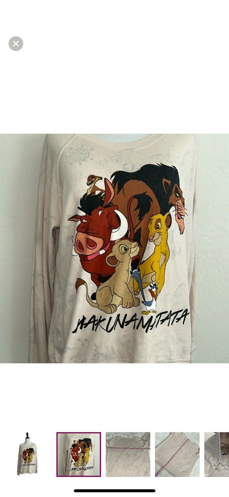 Disney Disney large lion king sweatshirt Size L / US 10 / IT 46 - 4 Thumbnail