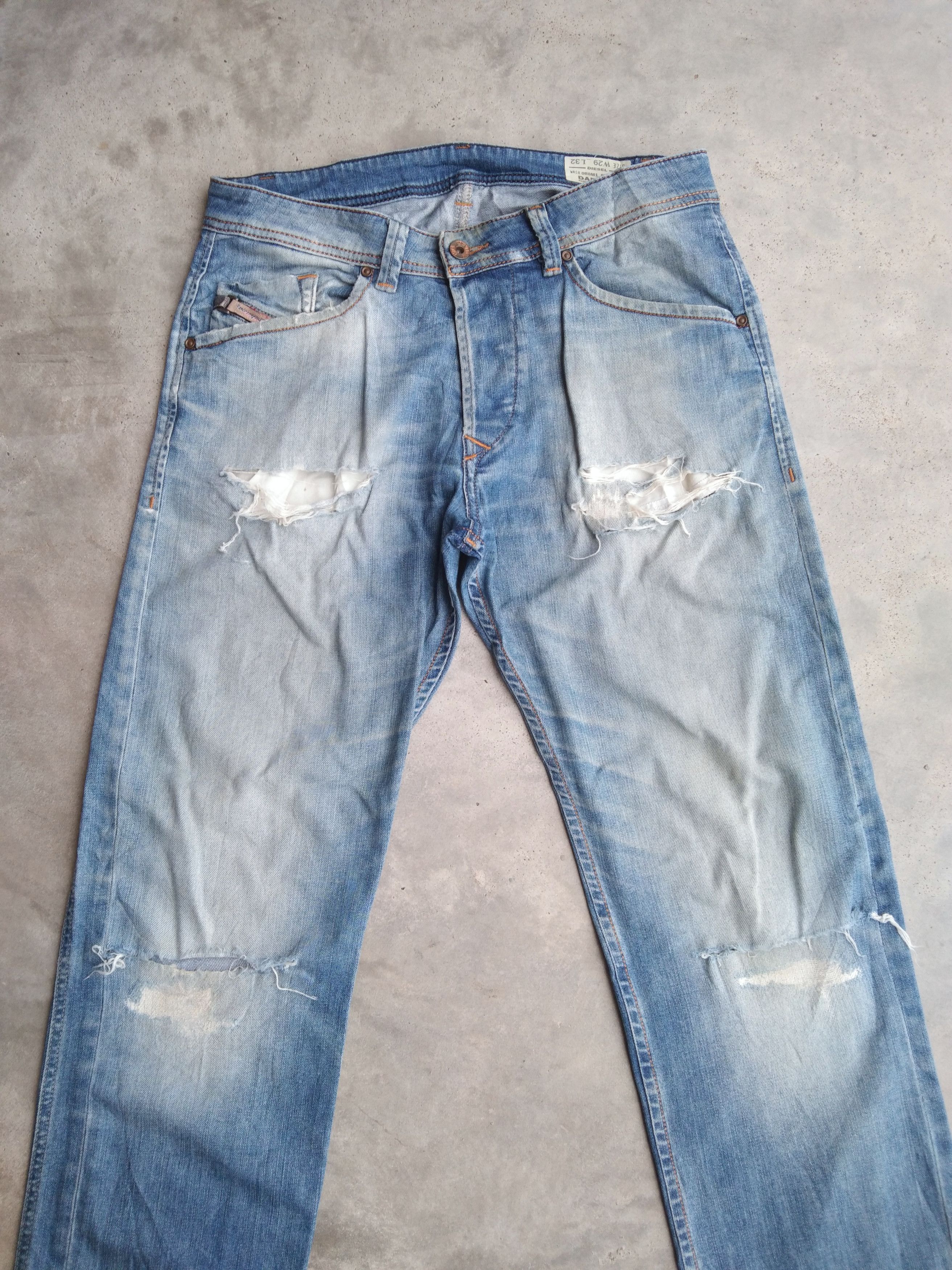 Diesel Vintage Diesel Distressed Jeans 30x33 Size US 30 / EU 46 - 4 Thumbnail