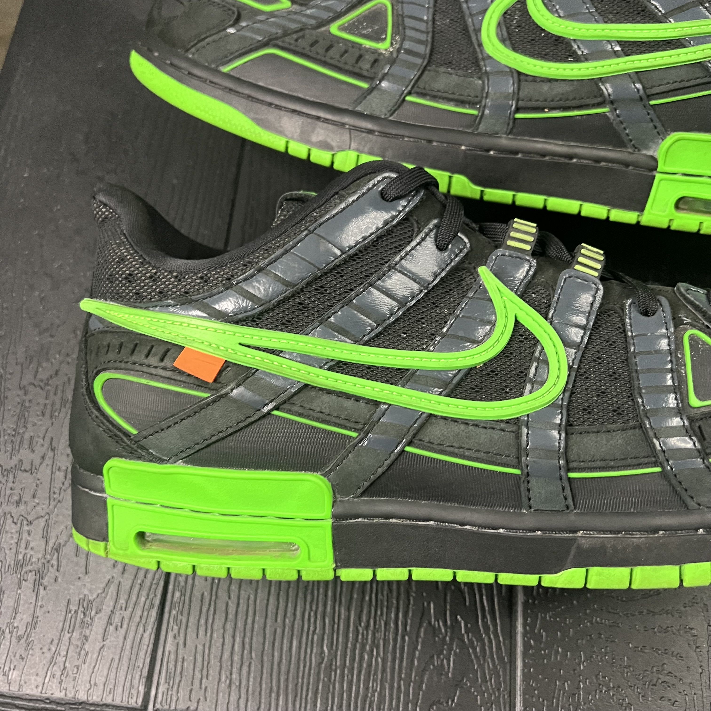 Nike × Off-White Nike Air Rubber Dunk Off-White Green Strike (2020) Size US 15 / EU 48 - 5 Thumbnail