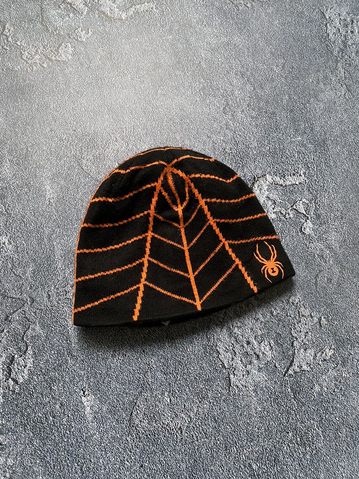 Japanese Brand × Spyder Spyder Y2K Web embroidered logo hat Size ONE SIZE - 3 Thumbnail