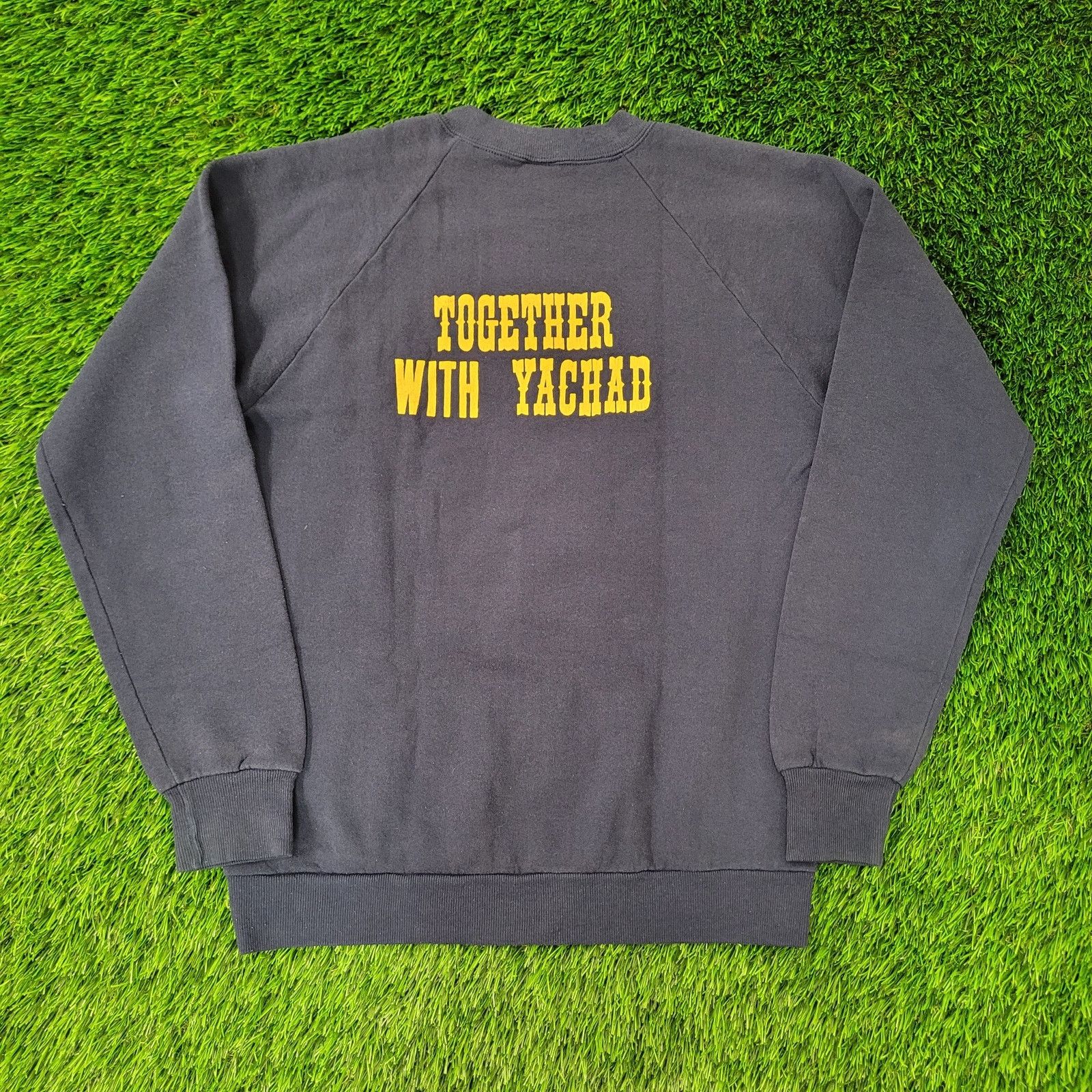 Jerzees Vintage 80s Yachad-NCSY Sweatshirt Womens M 19x24 Blue Size M / US 6-8 / IT 42-44 - 2 Thumbnail