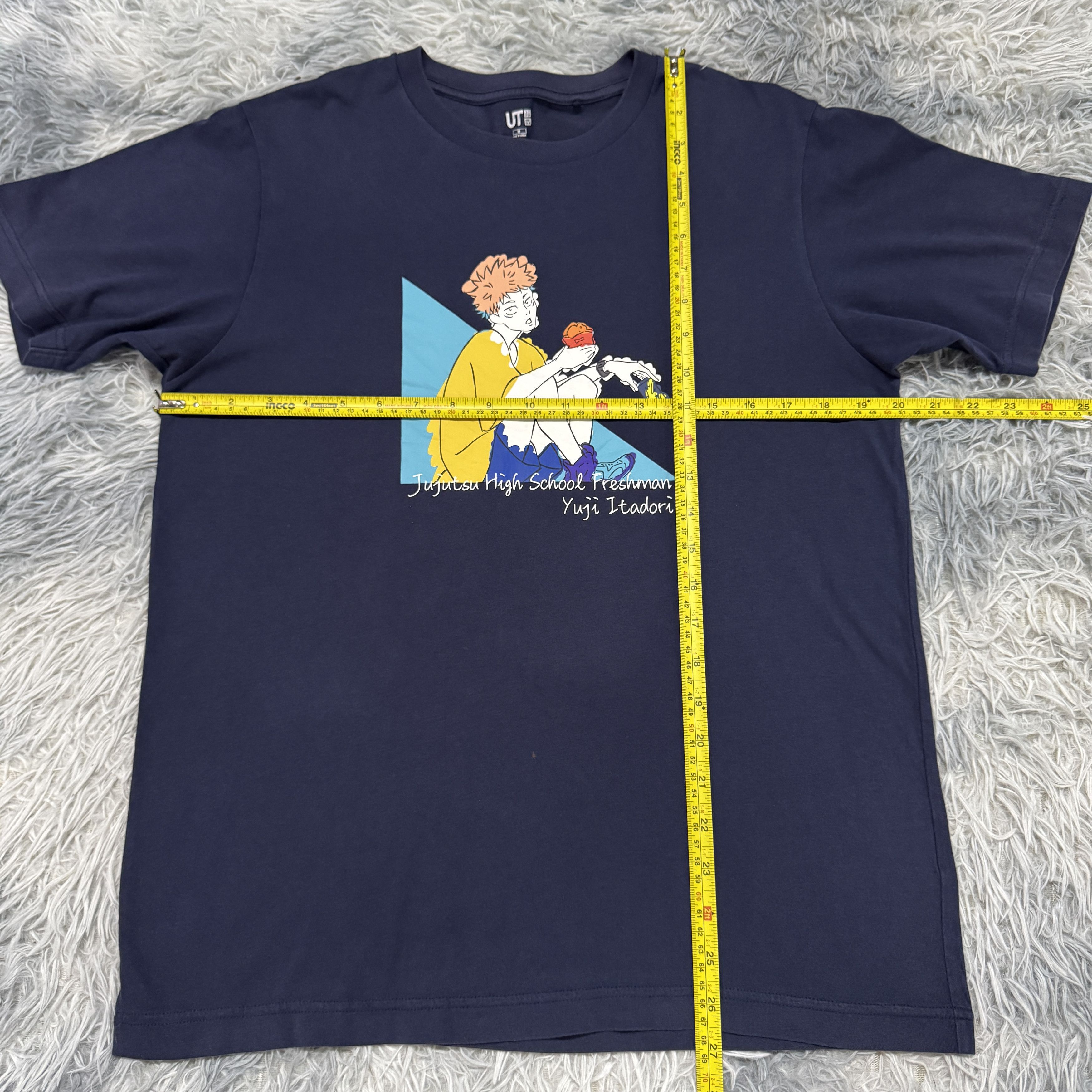 Anime Japanese Anime Jujutsu Kaisen Yuji Itadori Tshirt Size US M / EU 48-50 / 2 - 5 Thumbnail