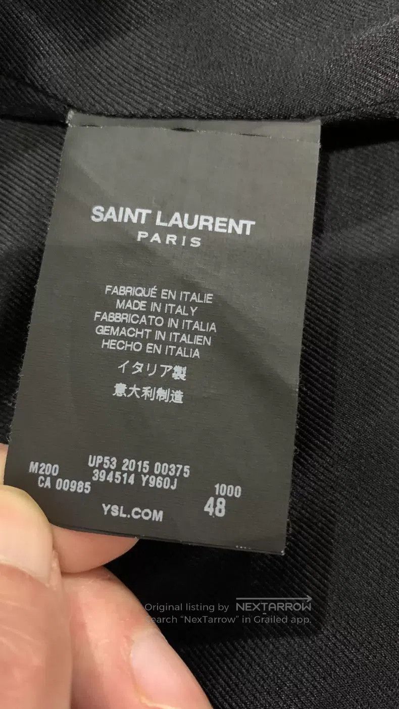 Saint Laurent Paris Saint Laurent Paris Overcoat i Size US M / EU 48-50 / 2 - 8 Thumbnail
