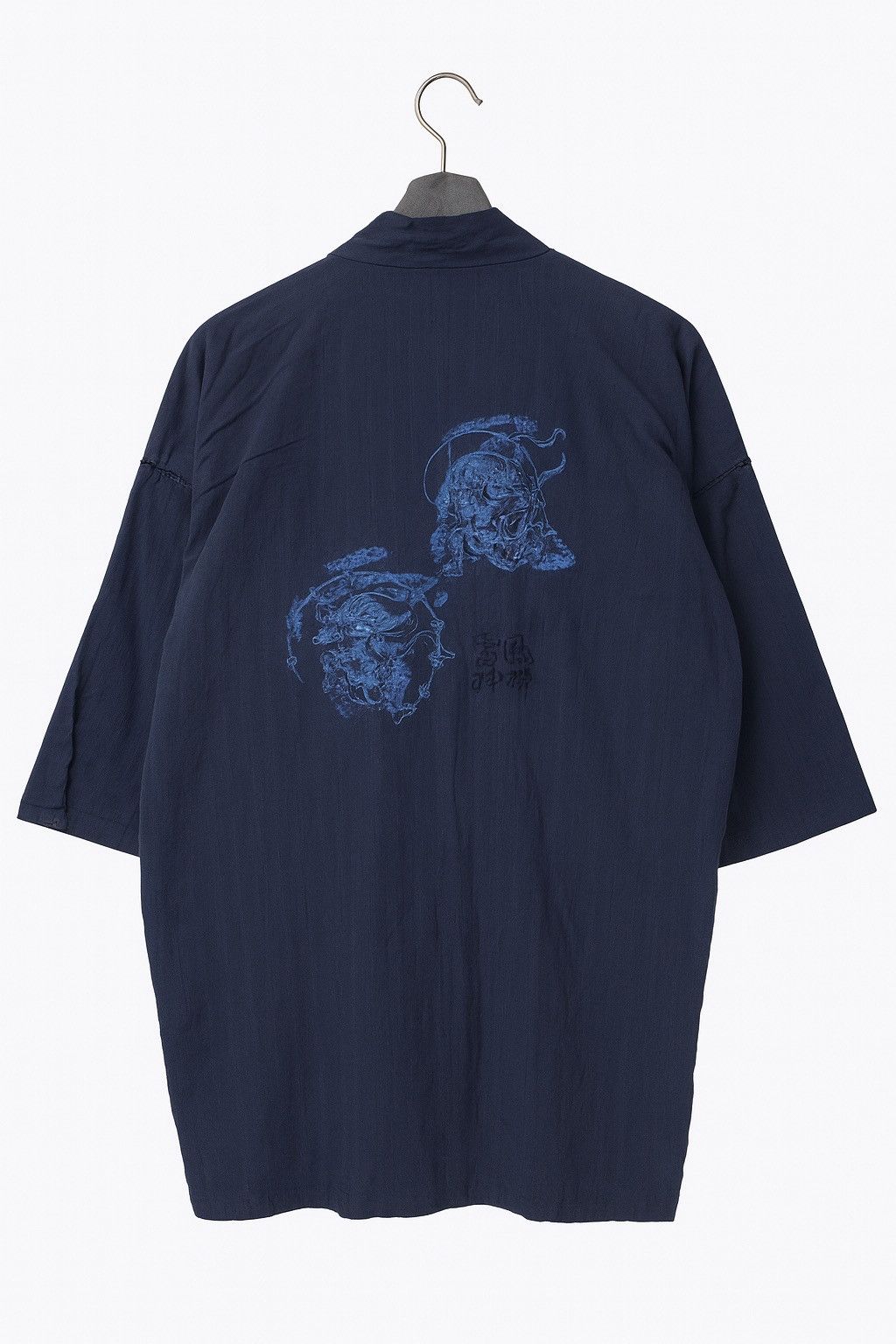 Japanese Brand Vintage Japanese Fujin Raijin Kimono Haori Style Robe Size US L / EU 52-54 / 3 - 1 Thumbnail
