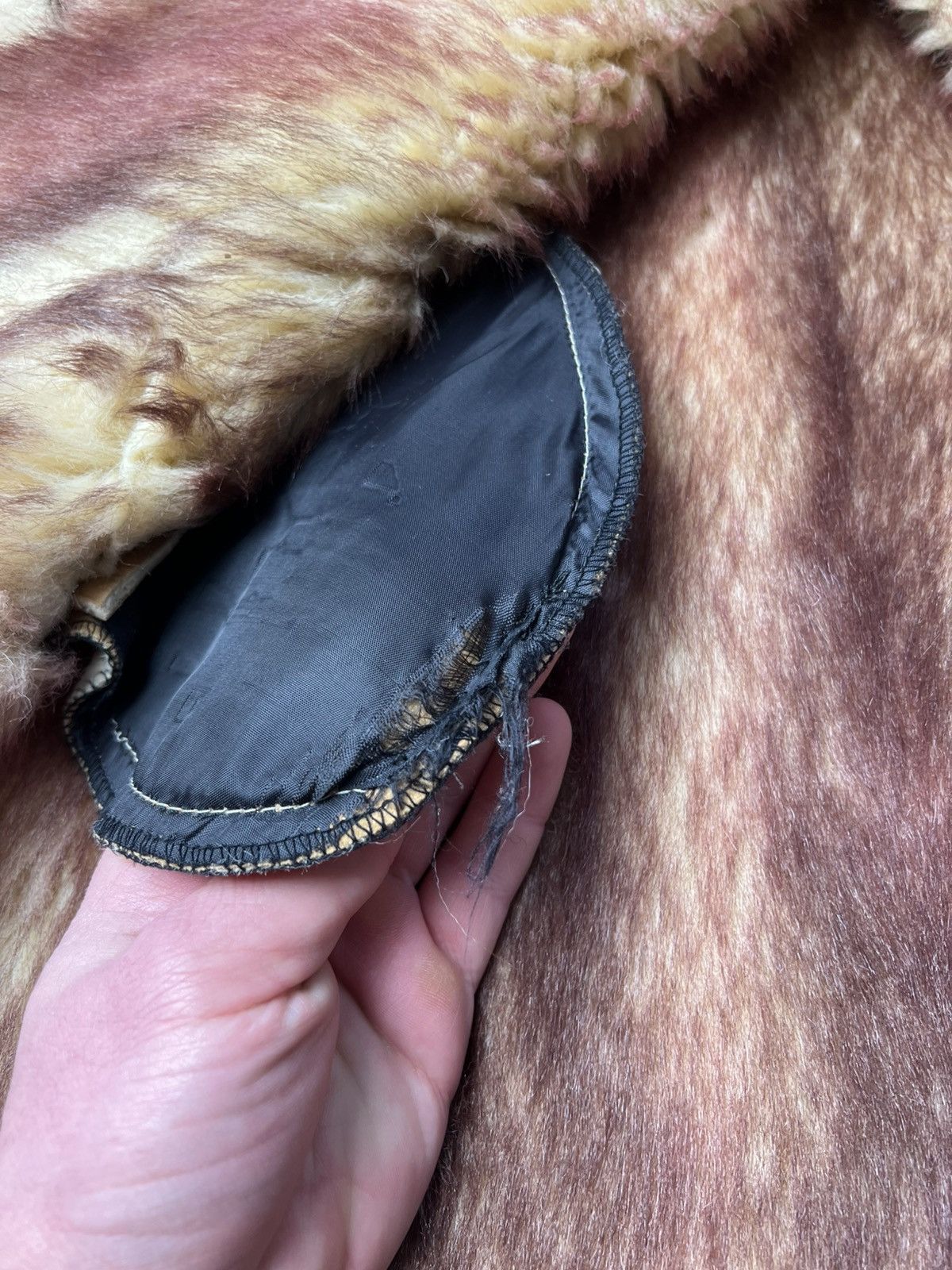 Vintage Vintage faux fur avant garde coat Size S / US 4 / IT 40 - 7 Thumbnail