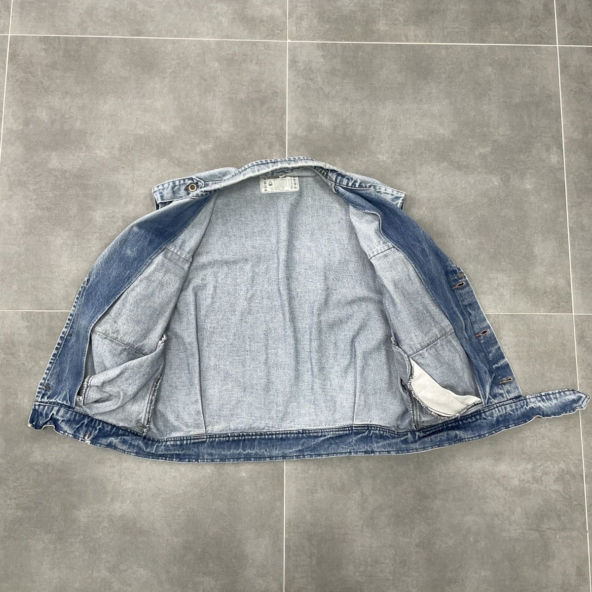Benetton × Vintage Vintage Benetton Denim Vest Size 52 Size US L / EU 52-54 / 3 - 8 Thumbnail
