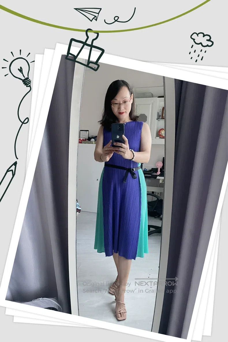 Issey Miyake Issey Miyake Color Block Dress Size M / US 6-8 / IT 42-44 - 5 Thumbnail