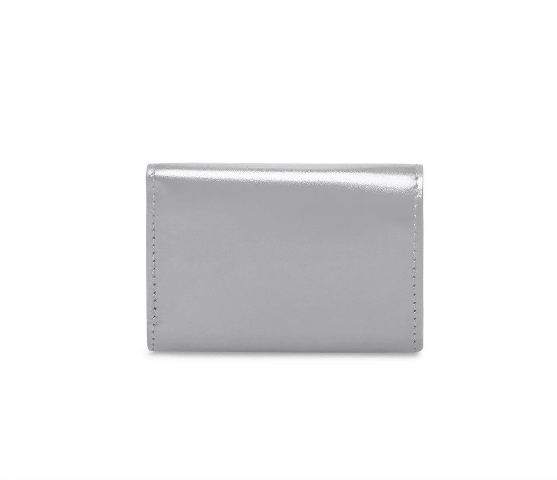 Balenciaga oc11z1125 Size: OS / Essential Mini Wallet in Silver Size ONE SIZE - 2 Thumbnail