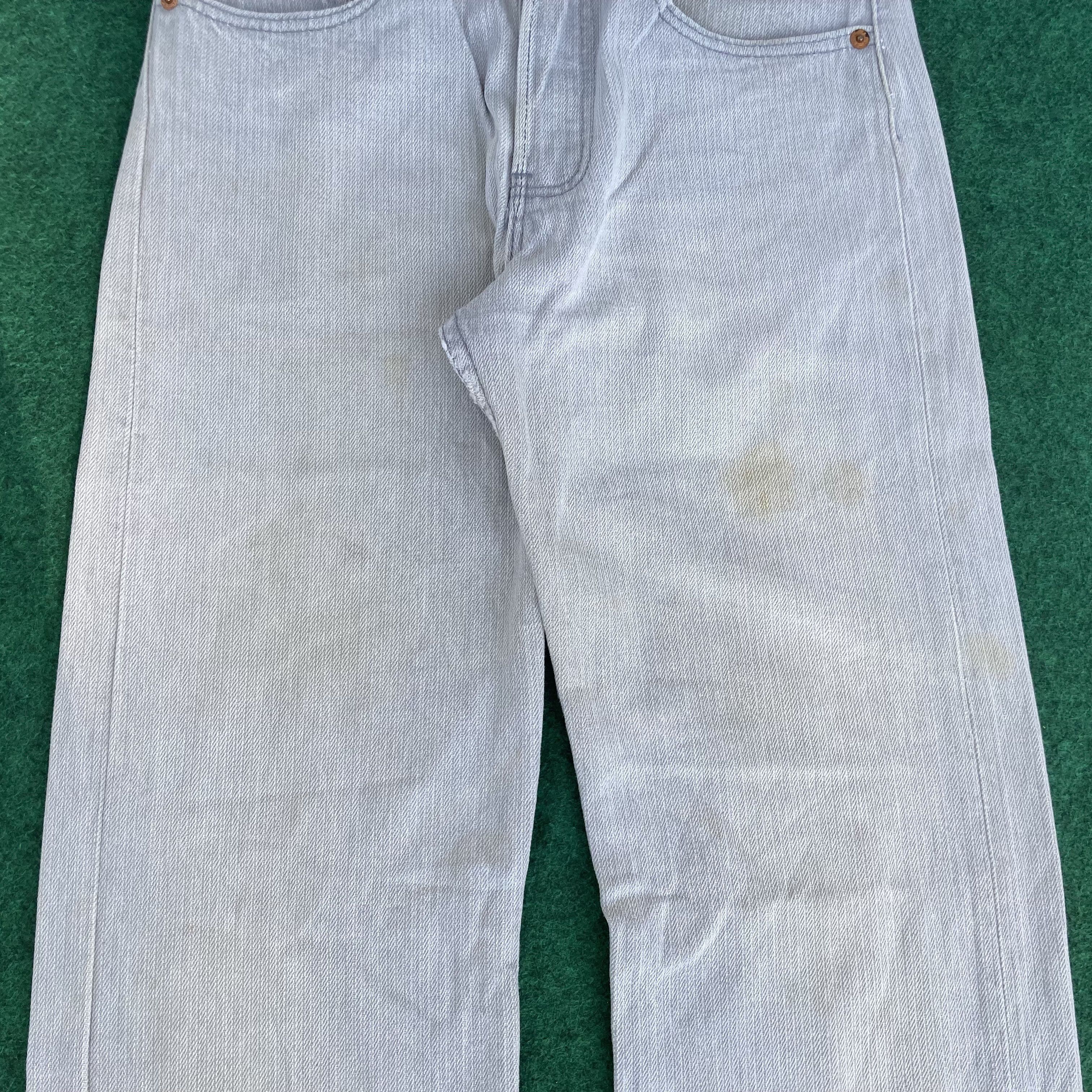 Levi's × Vintage Vtg Levis 701 Button Fly Sz 26 Denim Jeans Size US 26 / EU 42 - 5 Thumbnail