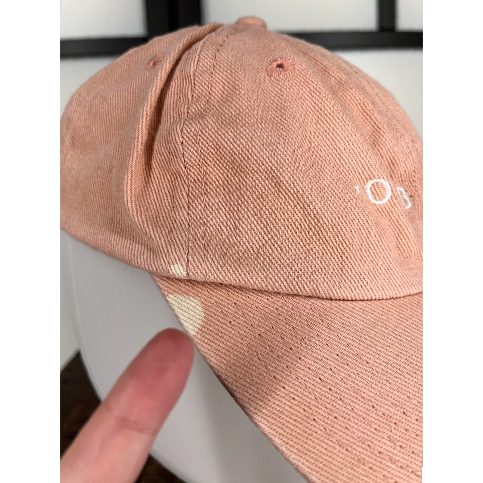 Obey OBEY Hat Cap One Size Pink Cotton Twill Adjustable Surf Beach Logo Strap Back Women Baseball Cap 90s Aloha Beach Accessories Mens Girls Size ONE SIZE - 3 Thumbnail