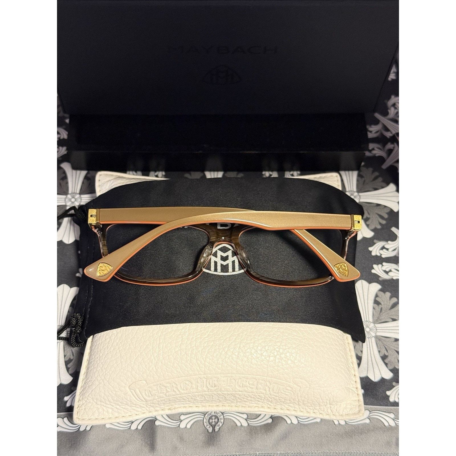 MAYBACH Eyewear Rare Maybach “The Beauty I” Wood Glasses Size ONE SIZE - 5 Thumbnail