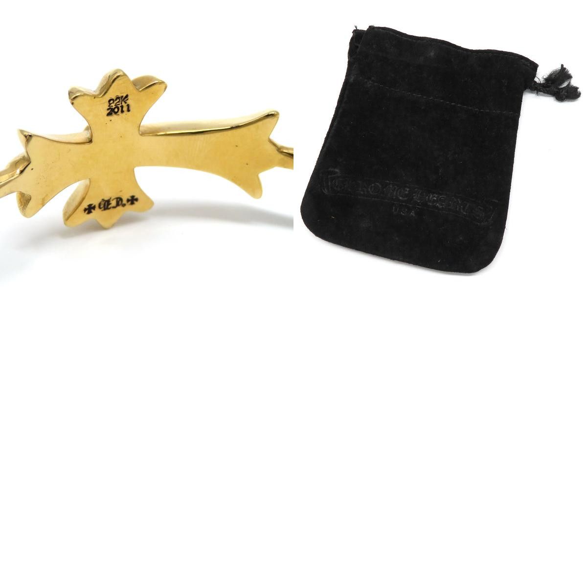 Chrome Hearts Chrome Hearts Gold Skinny Bangle Size ONE SIZE - 6 Thumbnail