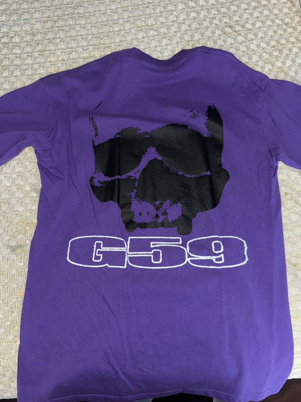 G59 Records GREYDAY 2023 Purple and Skull tee Size US L / EU 52-54 / 3 - 2 Thumbnail