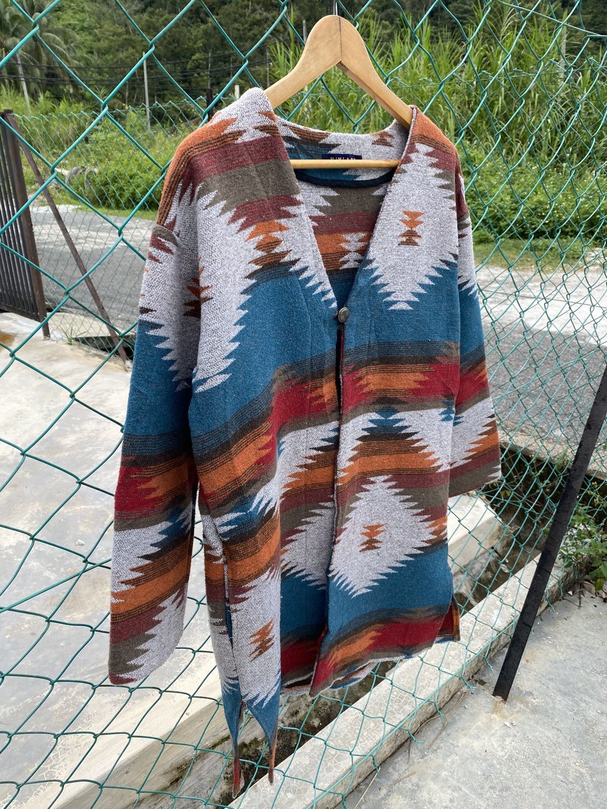 Japanese Brand Rimland navajo cardigan Size M / US 6-8 / IT 42-44 - 3 Thumbnail