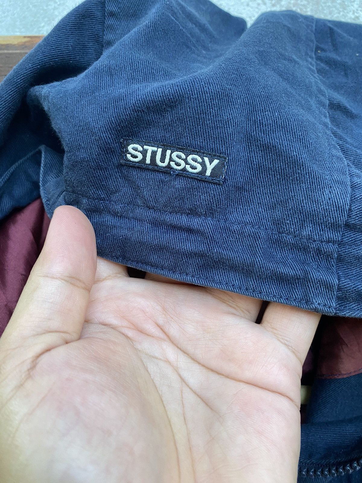 Stussy Vintage Stussy Oversize Hooded Jacket Size US XL / EU 56 / 4 - 5 Thumbnail