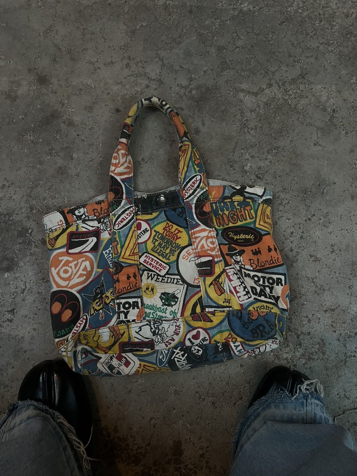 Hysteric Glamour “DESTROY ALL MONSTERS” Bag | Grailed