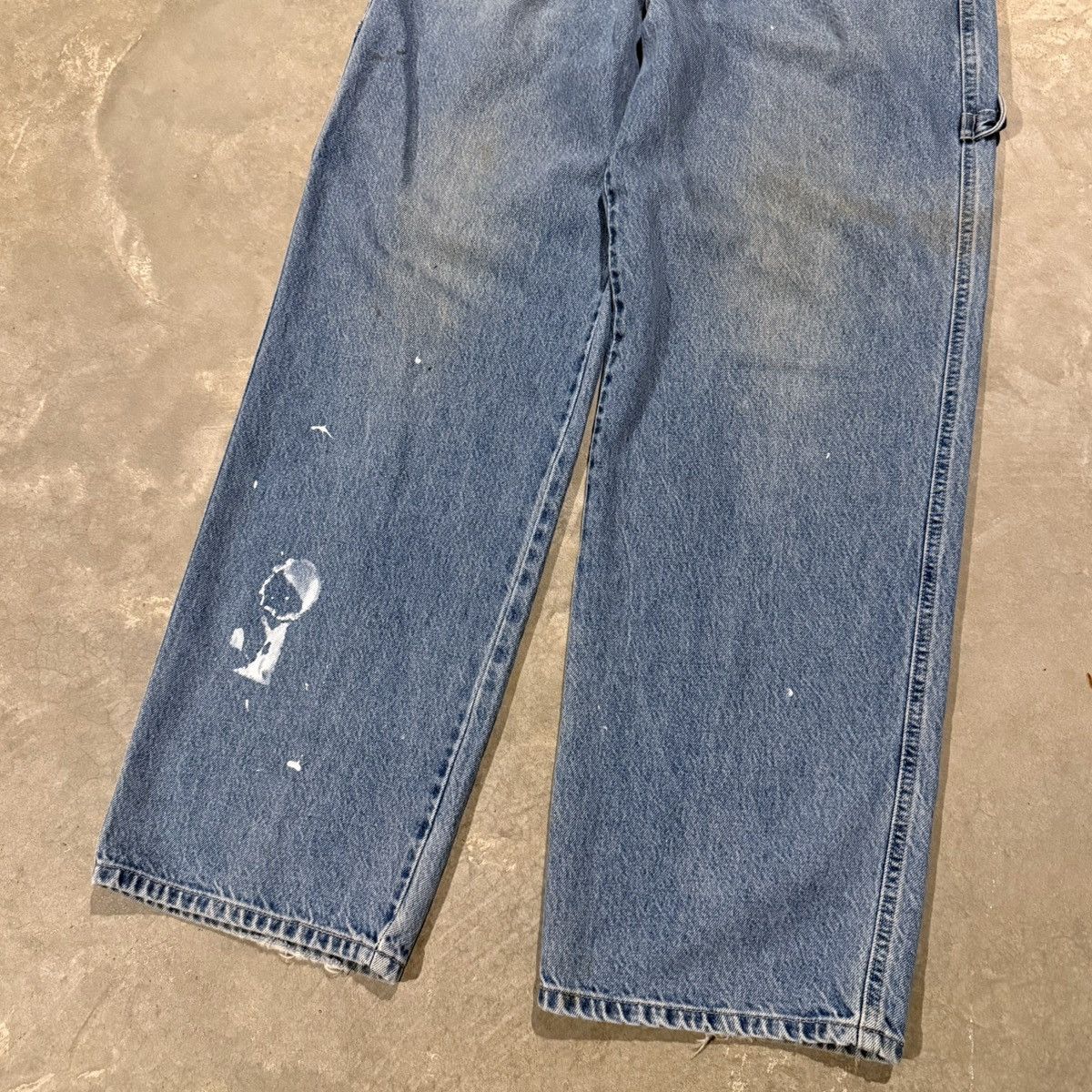 Levi's 1990s Levi’s L2 Silver Tab Distressed Baggy Carpenter Jeans Size US 36 / EU 52 - 9 Thumbnail