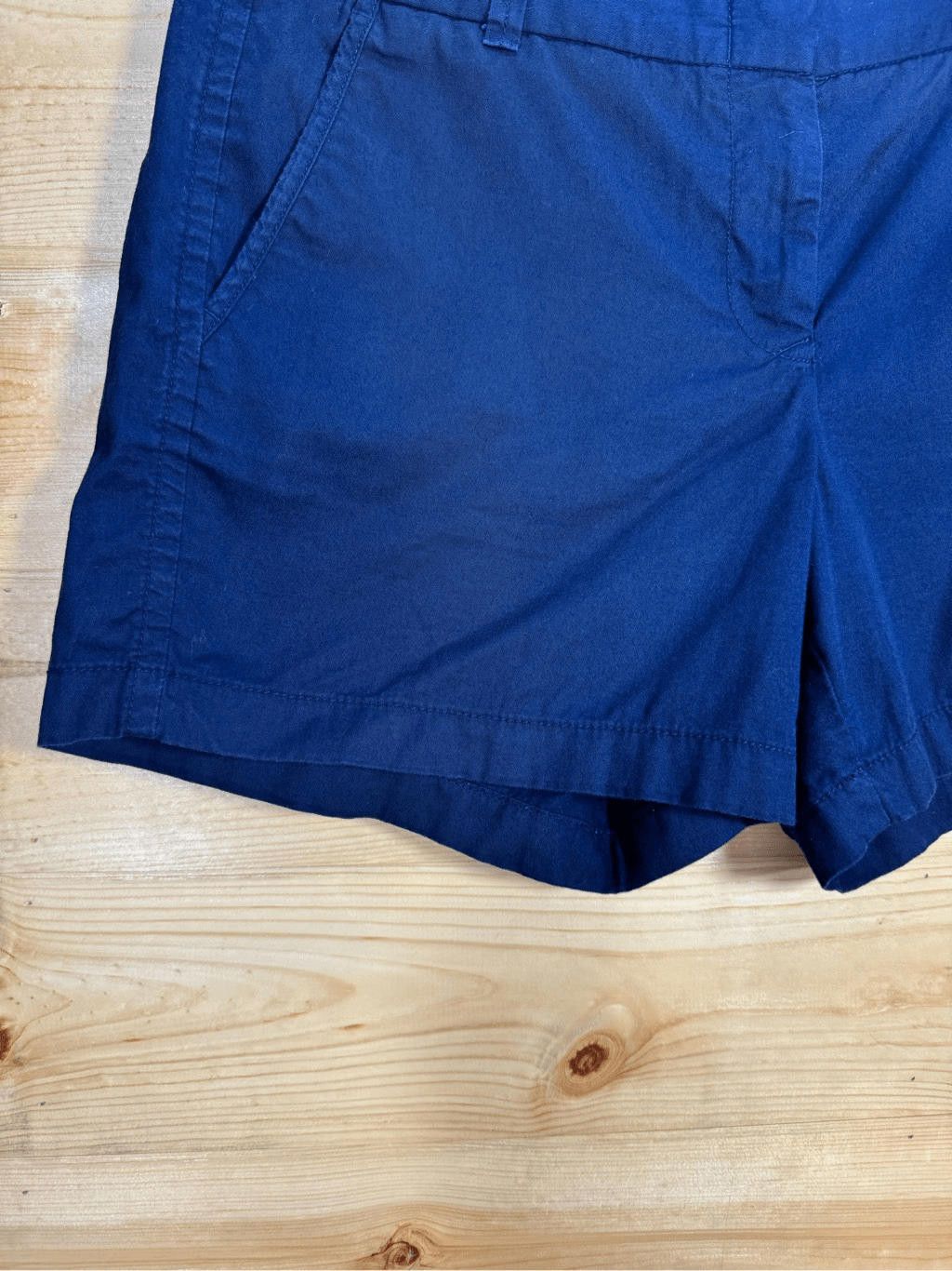 J.Crew J.Crew Factory Women's Size 10 Navy Blue Chino Shorts 5" Size 32" / US 10 / IT 46 - 4 Thumbnail