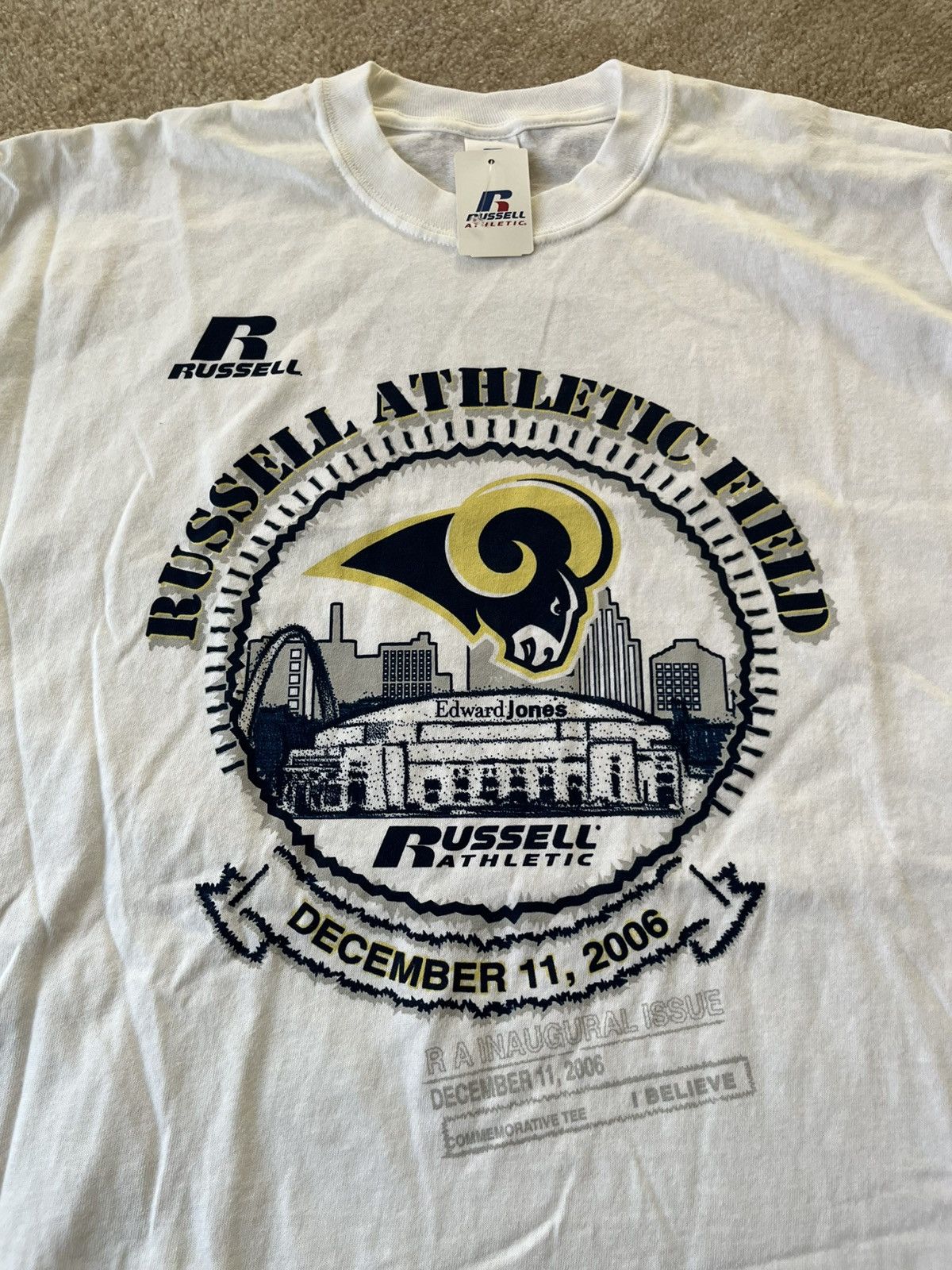 Russell Athletic × Vintage Vintage 2006 St Louis Rams shirt Size US XL / EU 56 / 4 - 2 Thumbnail