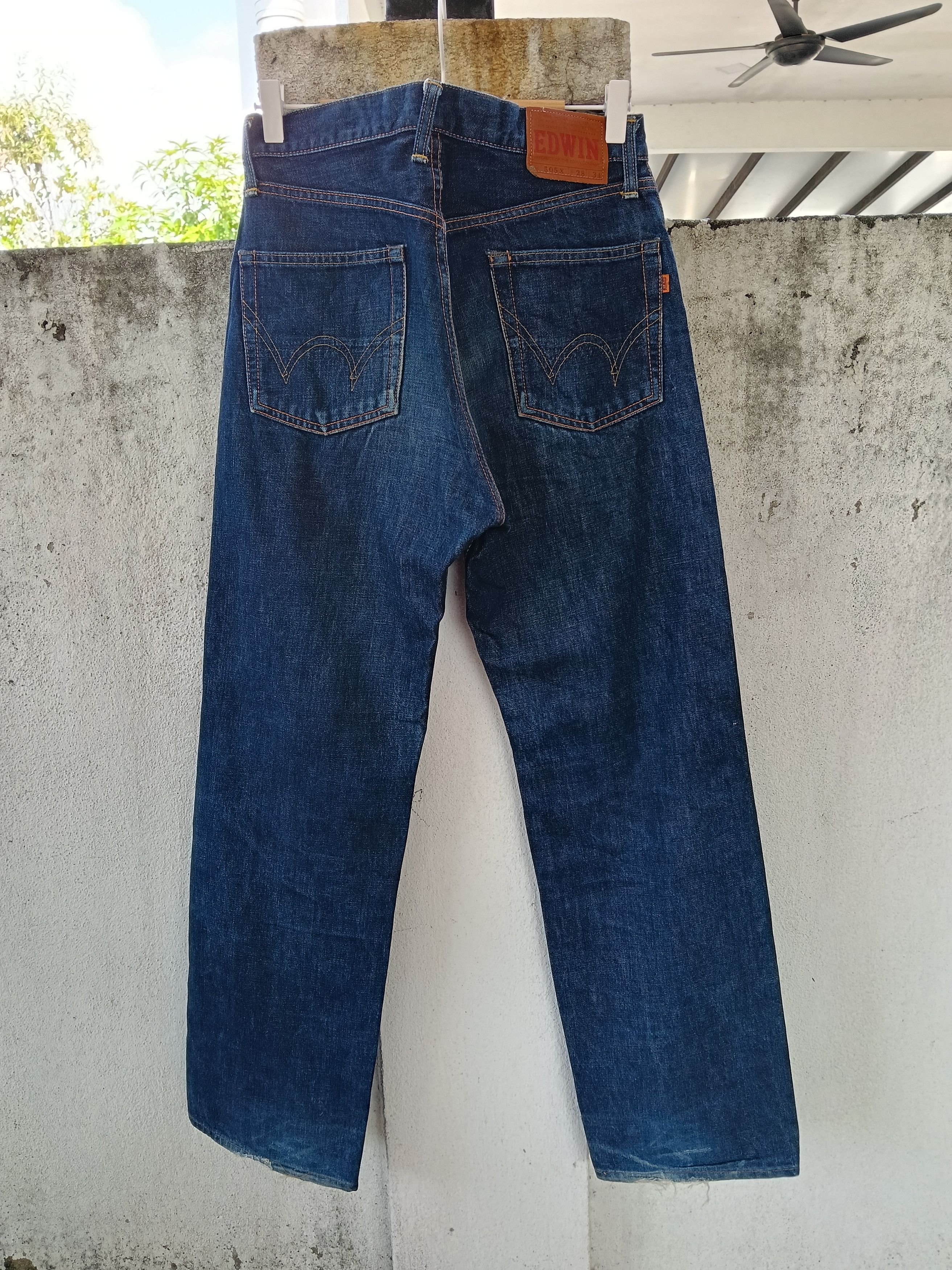 Edwin 💥 Edwin 505X Japanese Selvedge Denim💥 Size US 29 - 7 Thumbnail