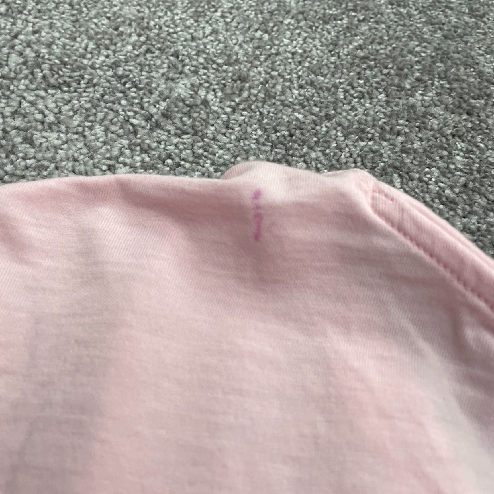 Lands' End Lands' End Womens T-Shirt Pink V-Neck Short Sleeve Cotton Basic Tee XLP Plus Size Adult Womens Top Size XL / US 12-14 / IT 48-50 - 4 Thumbnail