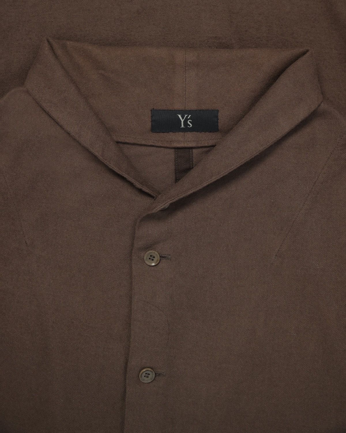 Yohji Yamamoto Y’s Yohji Yamamoto Brown Oversized Long Shirt Coat Size US S / EU 44-46 / 1 - 3 Thumbnail
