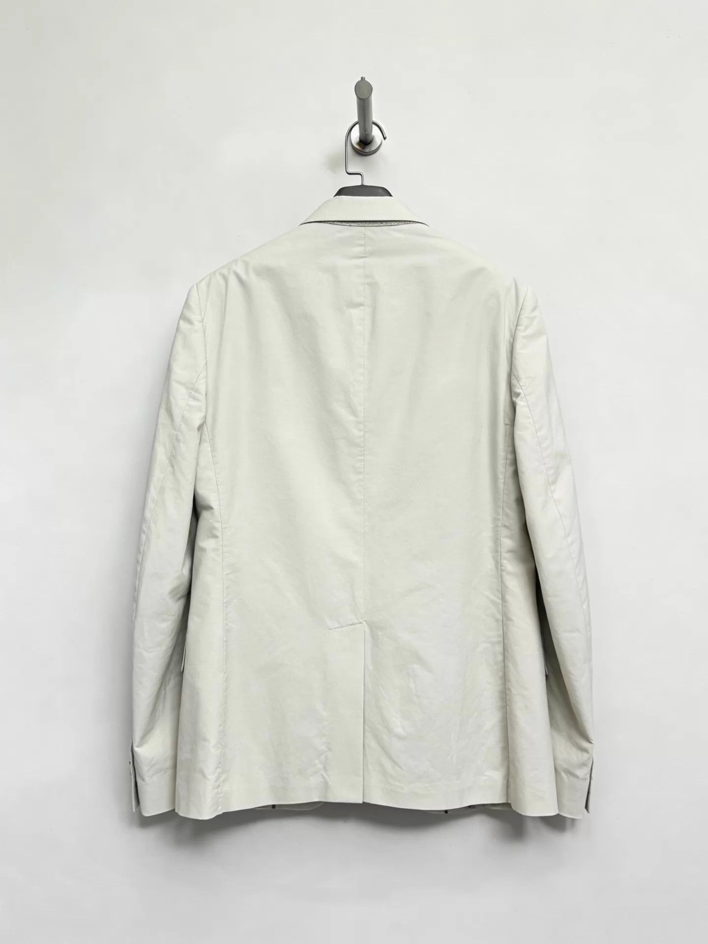 Maison Margiela Maison Margiela cream jacket 2014ss 48 12% Setasilk Silk Size US M / EU 48-50 / 2 - 2 Thumbnail