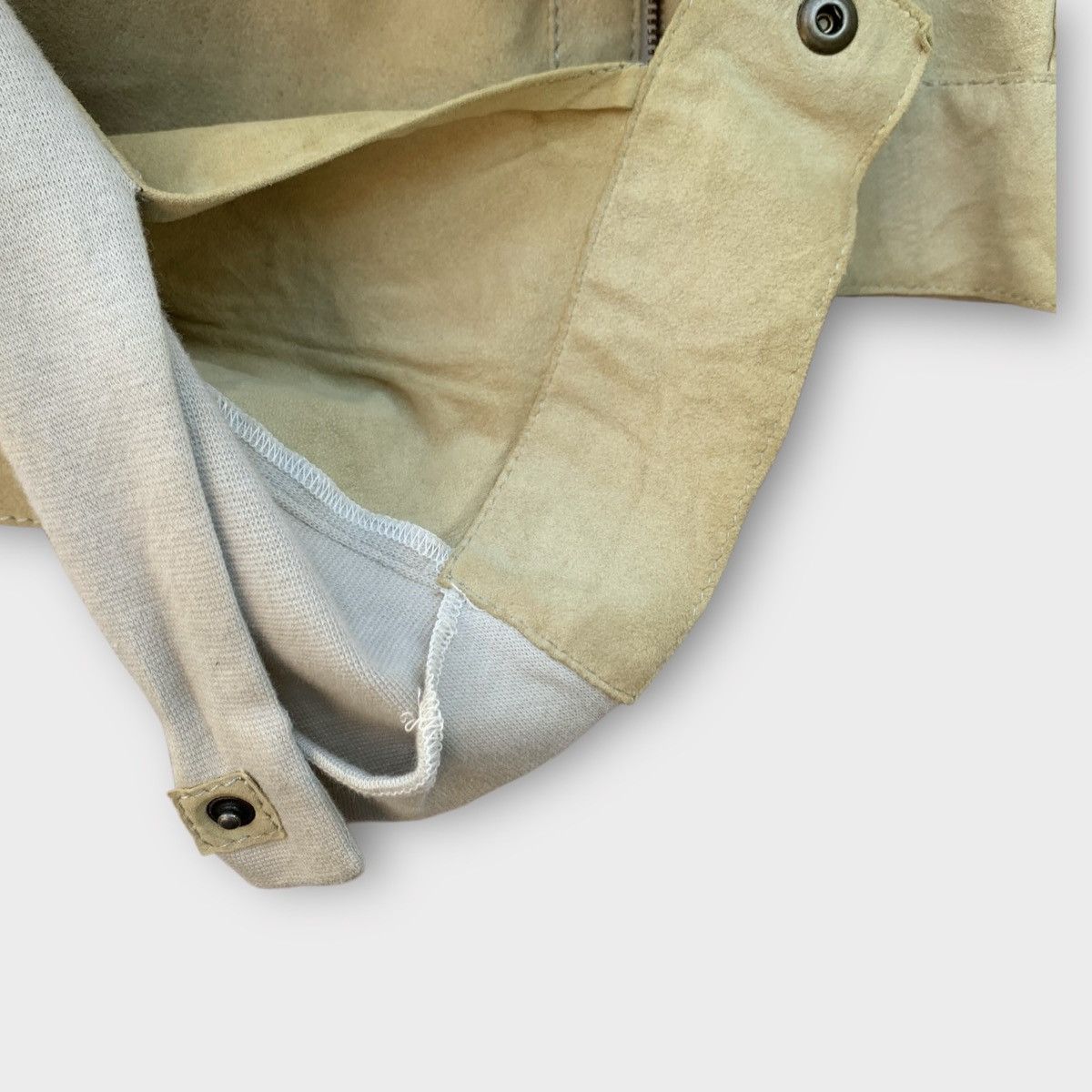 Emporio Armani SS2007 EMPORIO ARMANI BIKER SUEDE LEATHER JACKET Size US S / EU 44-46 / 1 - 8 Thumbnail