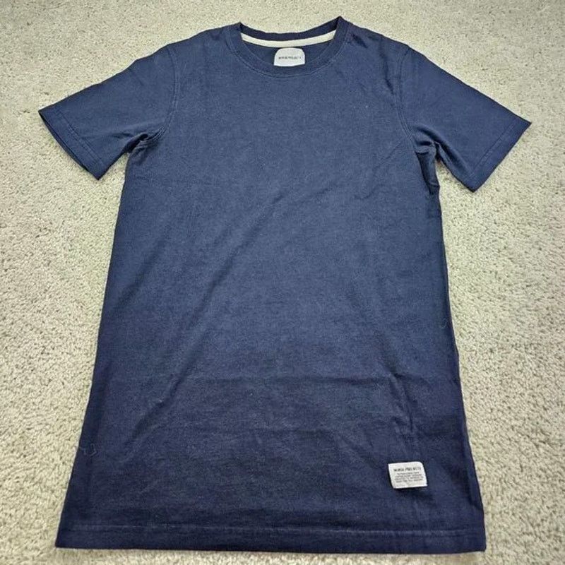 Norse Projects Norse Projects Mens Slim T Shirt Navy Blue huckberry REI S Size US S / EU 44-46 / 1 - 7 Thumbnail