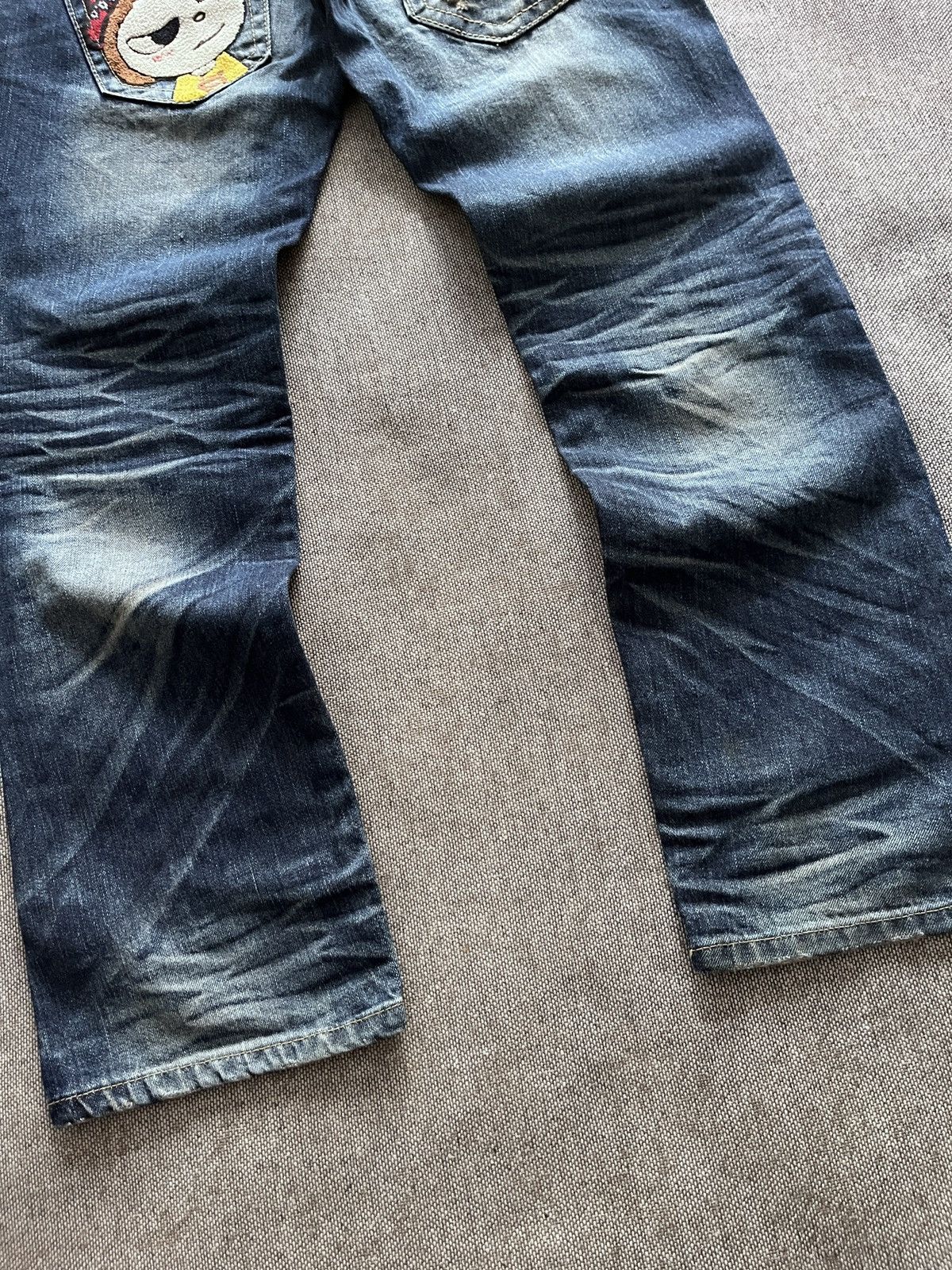 Japanese Brand yoshitomo Nara Lolita Faded Jeans Size US 31 - 7 Thumbnail