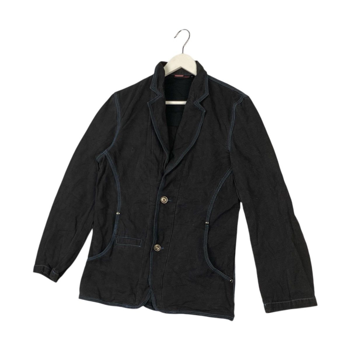 Designer × Vintage Vintage distressed HIKORY CHORE JACKET THE BLUE BEAR Size US M / EU 48-50 / 2 - 2 Thumbnail