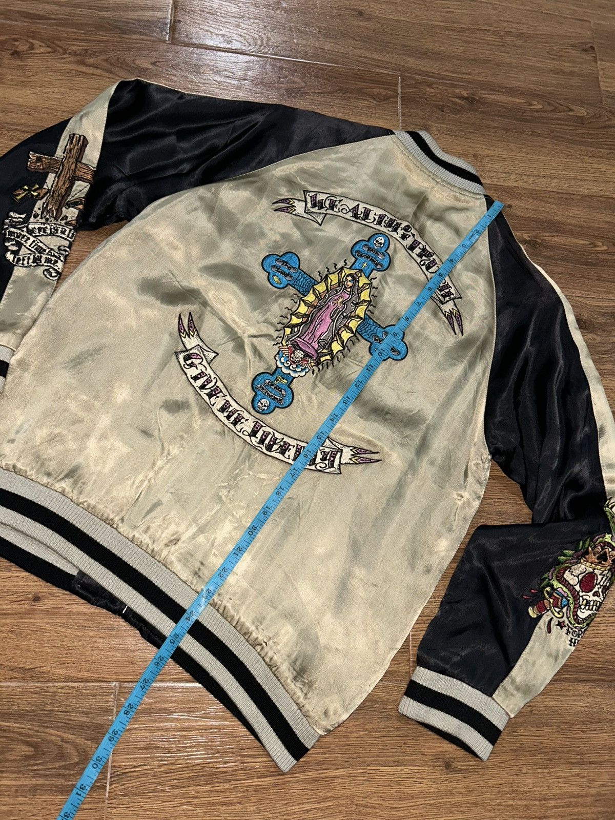 Hoshihime Switch Planning Rayon Reversible Sukajan Souvenir Jacket Size US M / EU 48-50 / 2 - 16 Thumbnail
