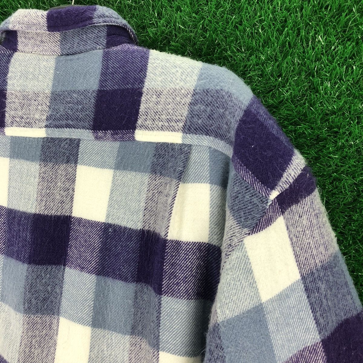 Flannel × Japanese Brand × Vintage Vintage 80's Flannel Jacket Sherpa Lining by Trimmer Craft Size US XL / EU 56 / 4 - 5 Thumbnail