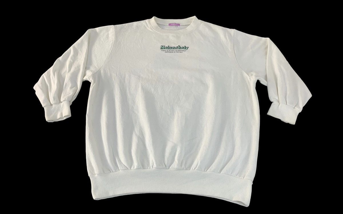 Japanese Brand Vehement Melancholy Crewneck Embroidery Skate Logo Size US XL / EU 56 / 4 - 2 Thumbnail