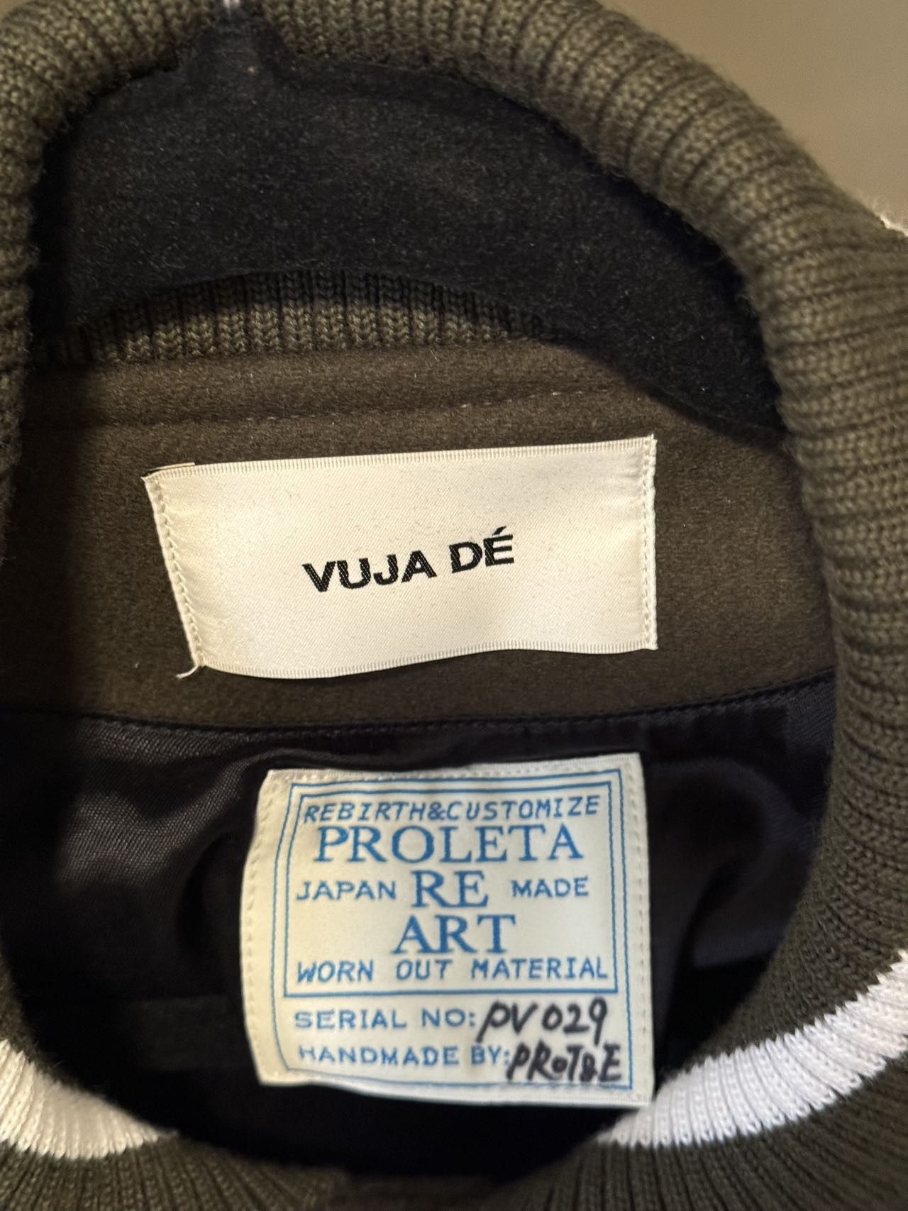 Proleta Re Art × Vuja De 🔥Rare🔥 Vuja De_Proleta Re Art Varsity Jacket Size US M / EU 48-50 / 2 - 4 Thumbnail
