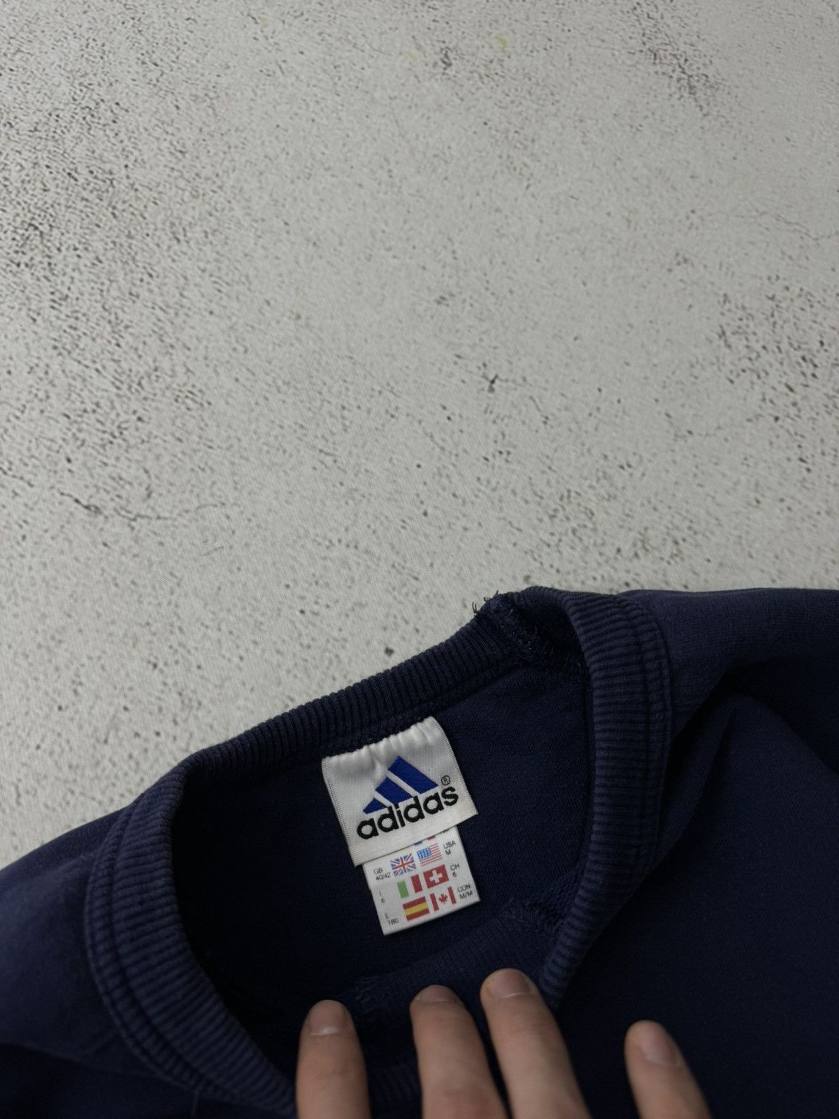 Adidas × Japanese Brand × Vintage Adidas Equipment Logo Faded Vintage Sweatshirt Size US M / EU 48-50 / 2 - 5 Thumbnail